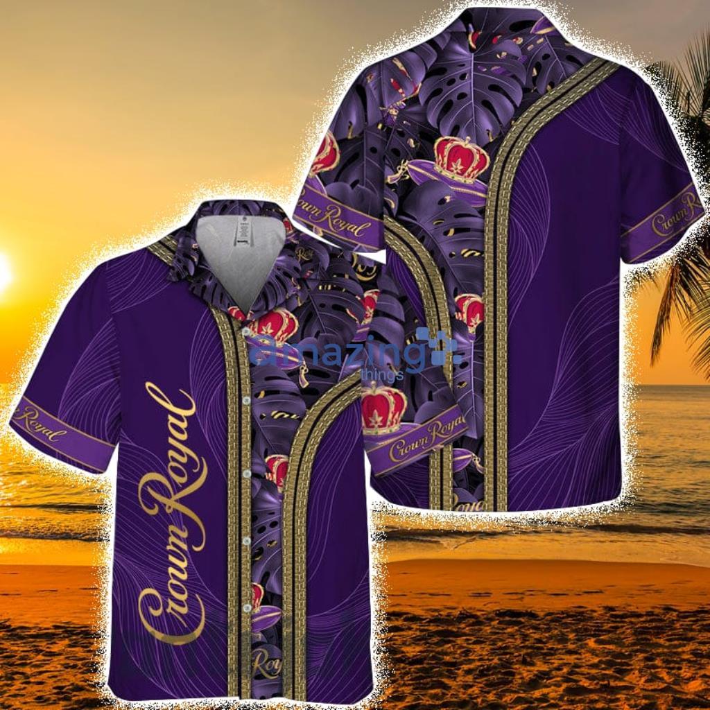 Crown Royal Tropical Monstera Hawaiian Shirt For Men And Women Product Photo 1