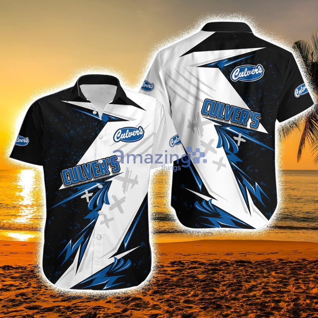 Culver's Black And White Hawaiian Shirt Trending Summer For Men And Women Product Photo 1