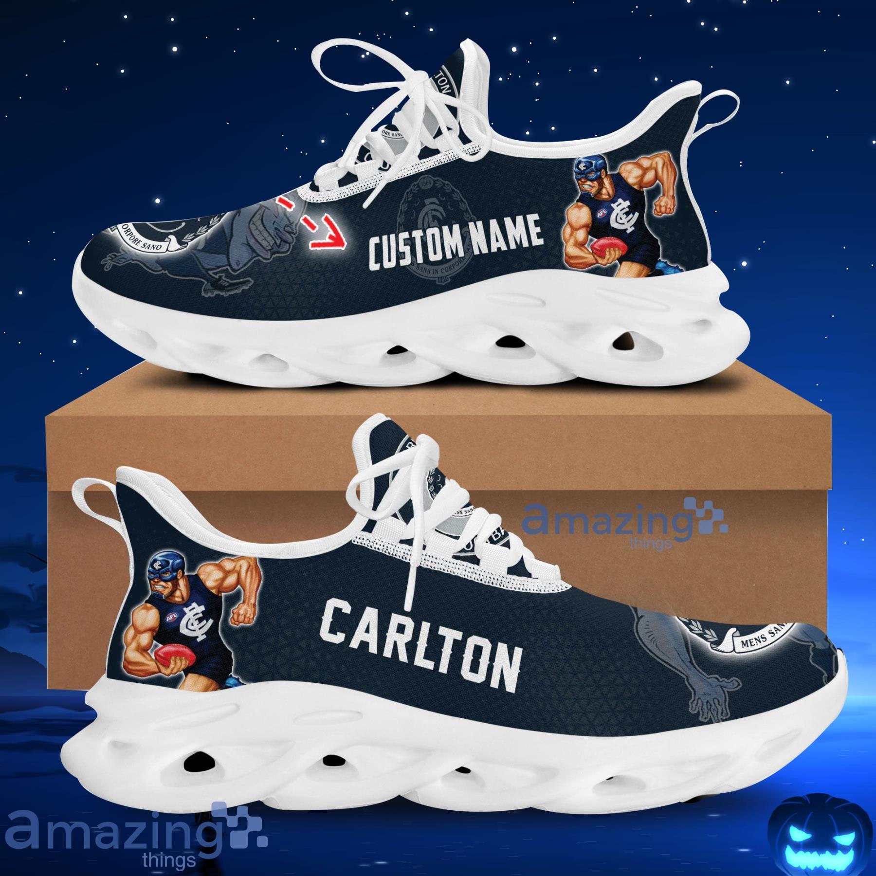 Custom Name For Fans Carlton Football Club Air Jordan 13