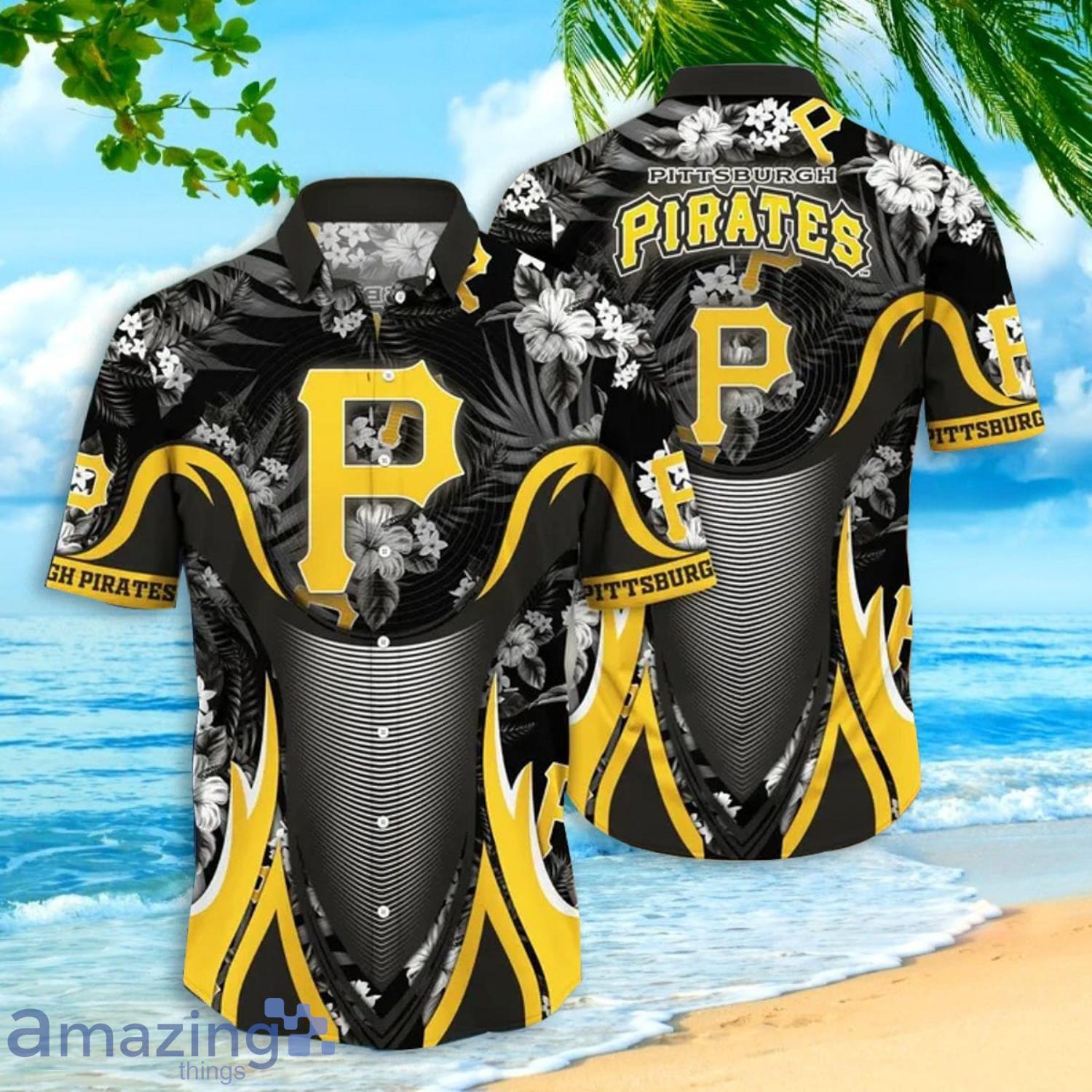 HOT Personalized Pittsburgh Pirates Captain Jolly Roger Tropical
