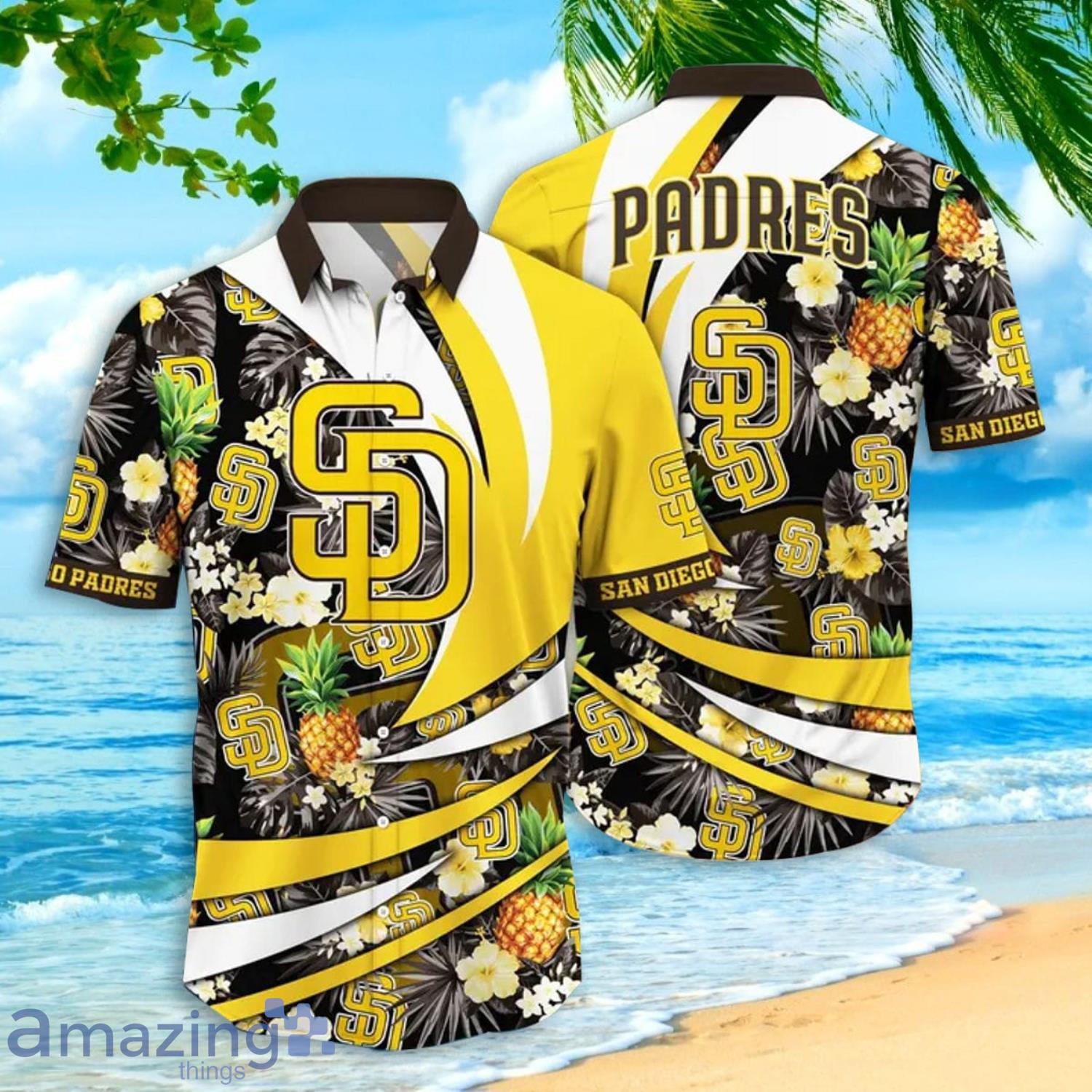 Personalized San Diego Padres MLB Hawaiian Shirt Cheap For Mens