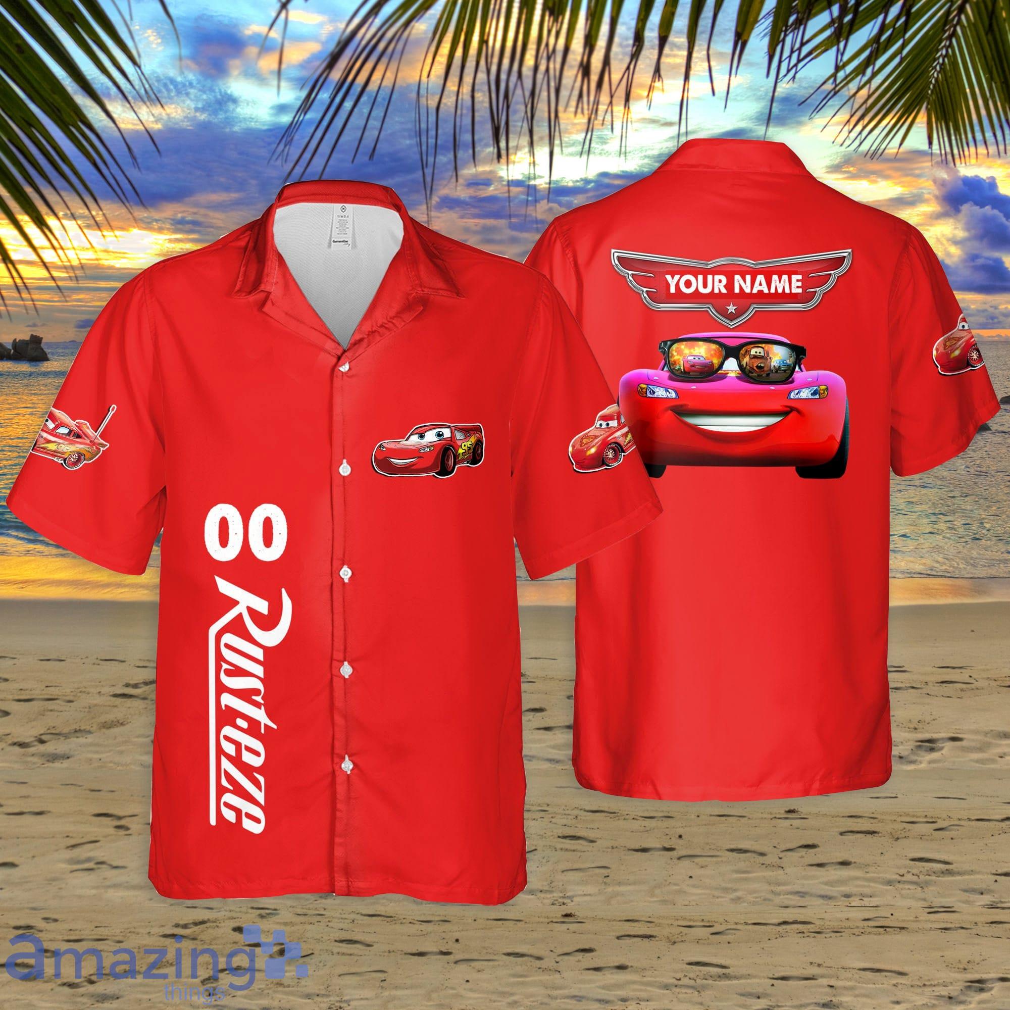 Custom Name And Number For Disney Fans Lightning Mcqueen Racing