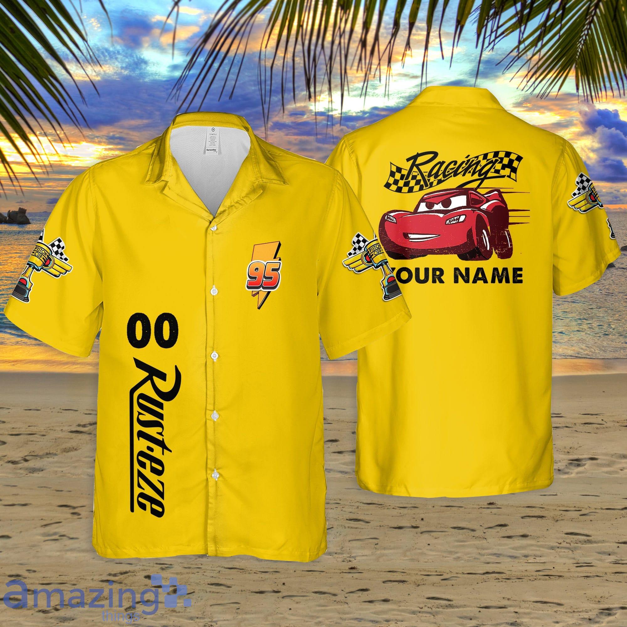 Custom Name And Number For Disney Fans Lightning Mcqueen Racing