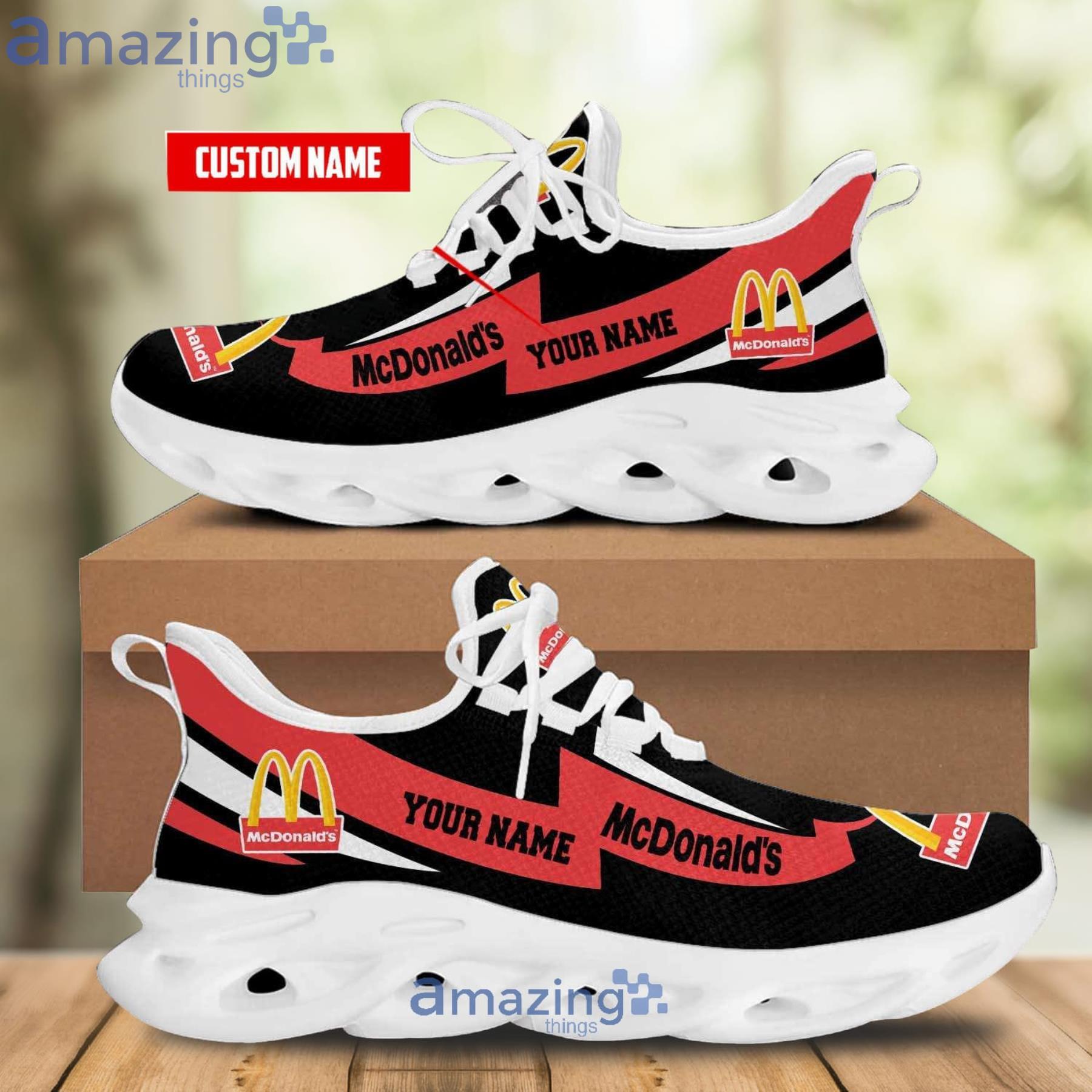 Custom Name Mcdonald's Max Soul Shoes Ultra Sneakers Men And Women Running Shoes image Custom Name Mcdonald's Max Soul Shoes Ultra Sneakers Men And Women Running Shoes
