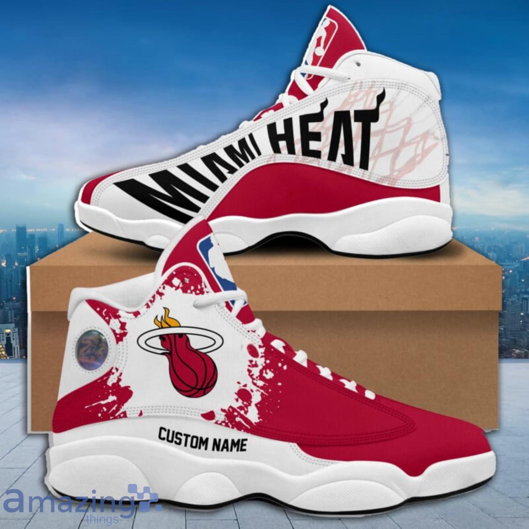 Air Jordan 13 Miami Heat Custom