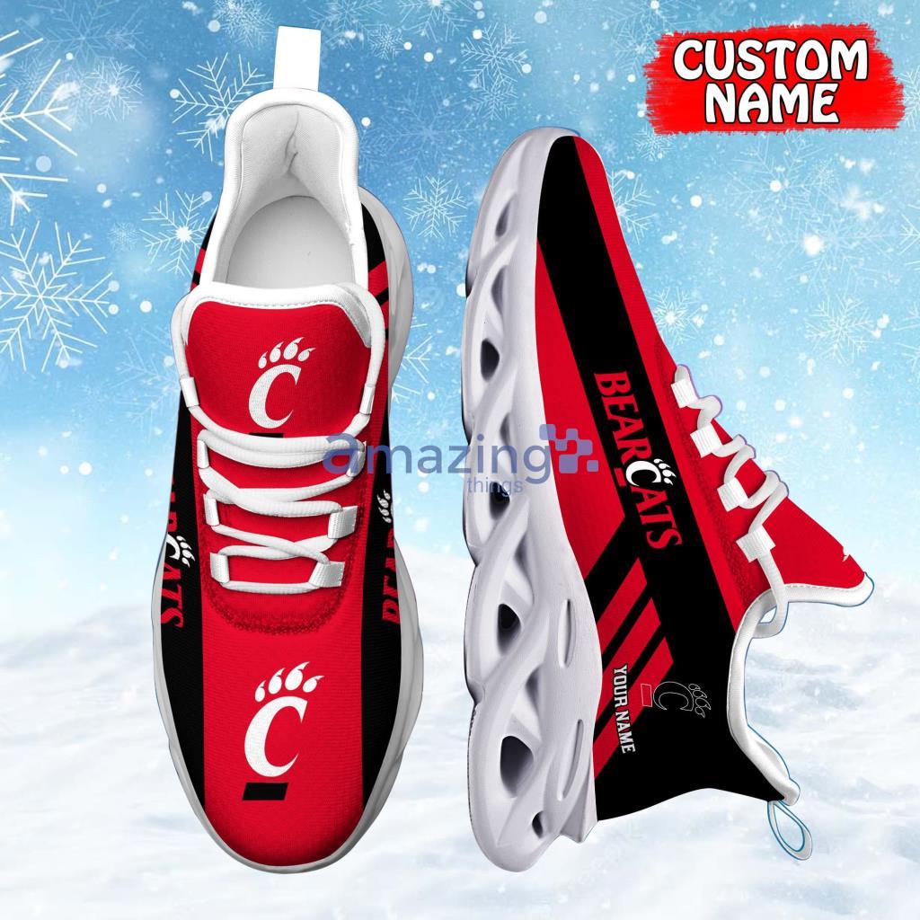 Custom Name Ncaa Teams Cincinnati Bearcats Personalized Running Sneaker Max Soul Shoes Gift For Men And Women image Custom Name Ncaa Teams Cincinnati Bearcats Personalized Running Sneaker Max Soul Shoes Gift For Men And Women Product Photo 2