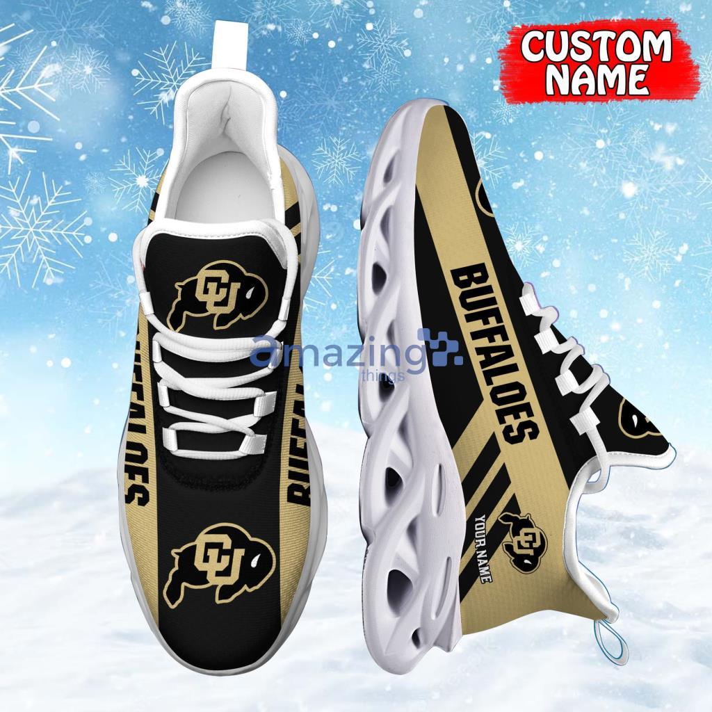 Custom Name NCAA Teams Colorado Buffaloes Personalized Max Soul Shoes For Men And Women image Custom Name NCAA Teams Colorado Buffaloes Personalized Max Soul Shoes For Men And Women Product Photo 2