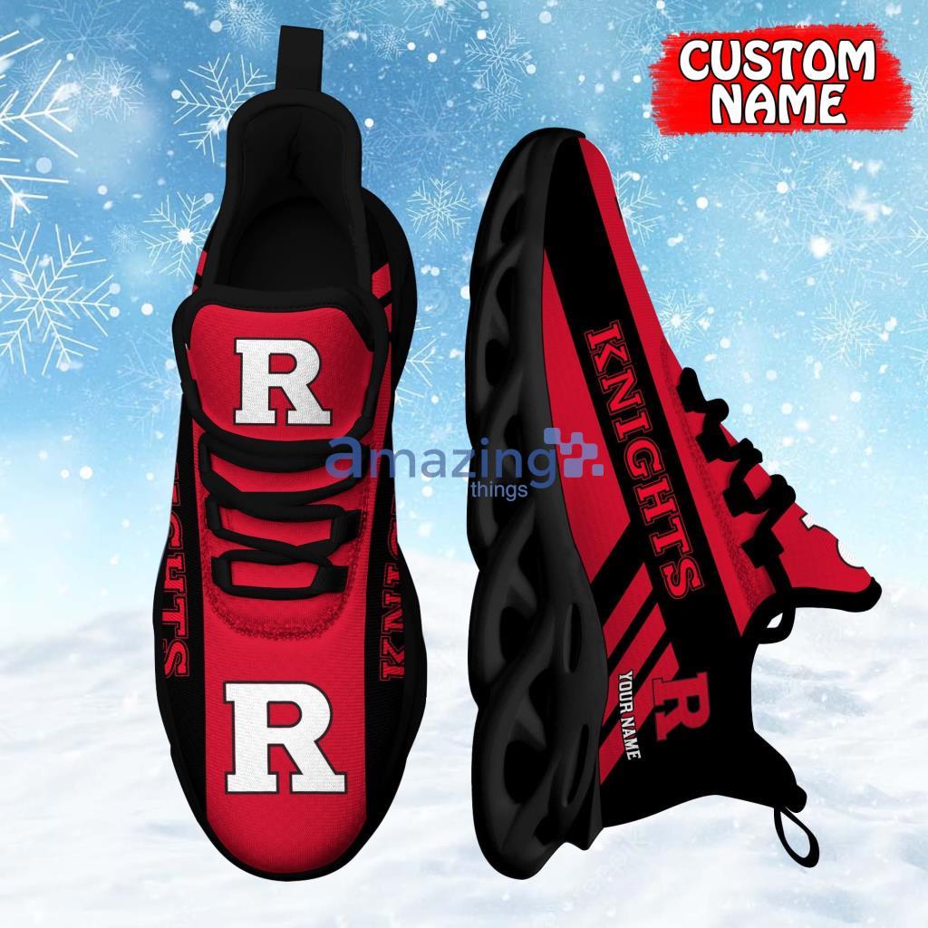 Custom Name NCAA Teams Rutgers Scarlet Knights Personalized Max Soul Shoes For Men And Women Product Photo 1