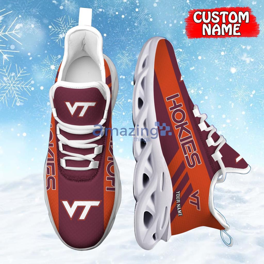 Custom Name NCAA Teams Virginia Tech HokiesPersonalized Max Soul Shoes For Men And Women image Custom Name NCAA Teams Virginia Tech HokiesPersonalized Max Soul Shoes For Men And Women Product Photo 2