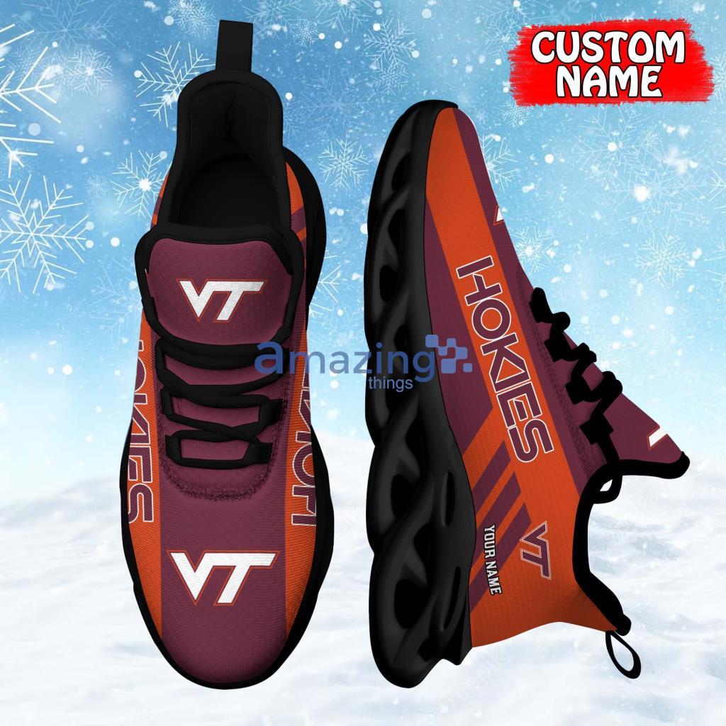 Custom Name NCAA Teams Virginia Tech HokiesPersonalized Max Soul Shoes For Men And Women Product Photo 1