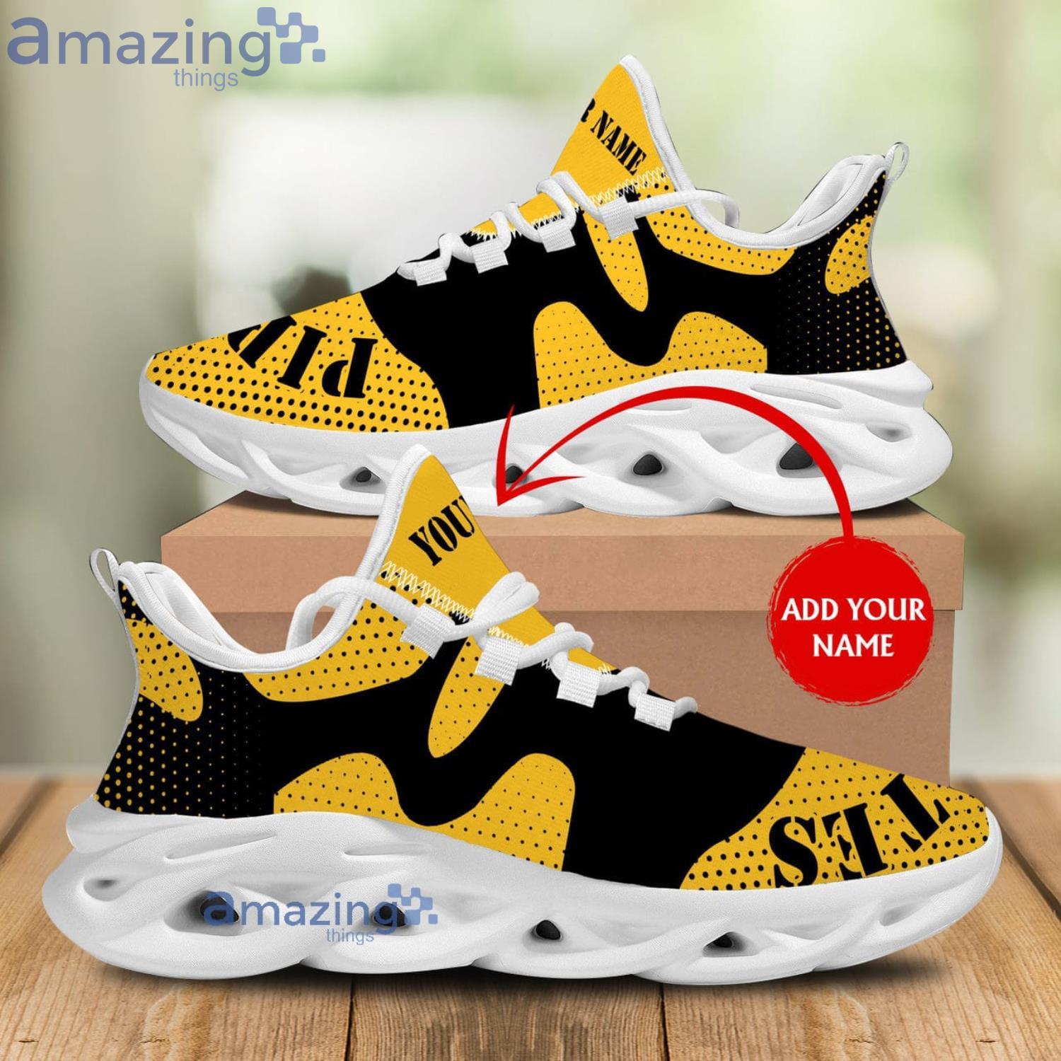 Pittsburgh Pirates Personalized Max Soul Shoes