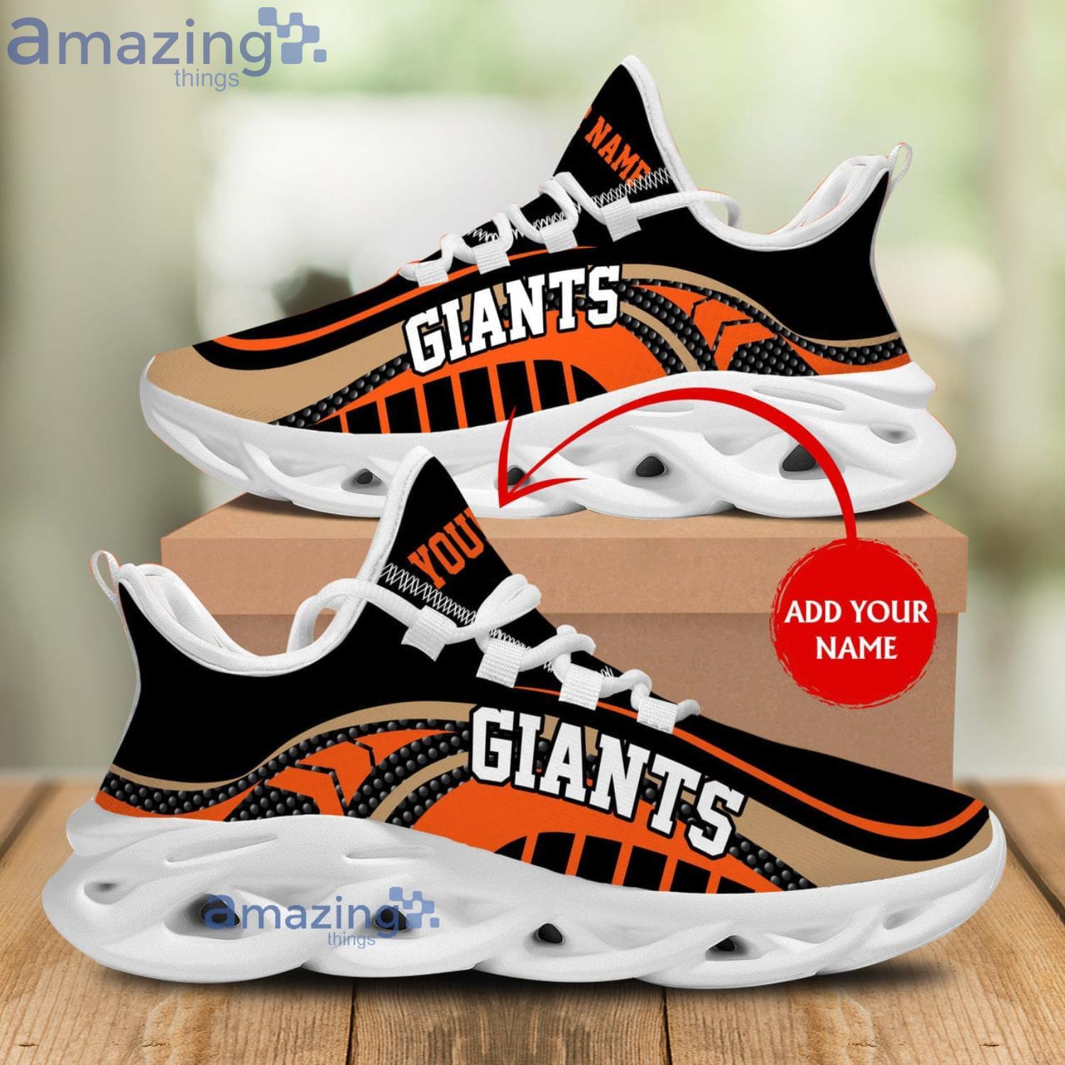 San Francisco Giants Custom Name Max Soul Sneaker Running Shoes For  Football Fan