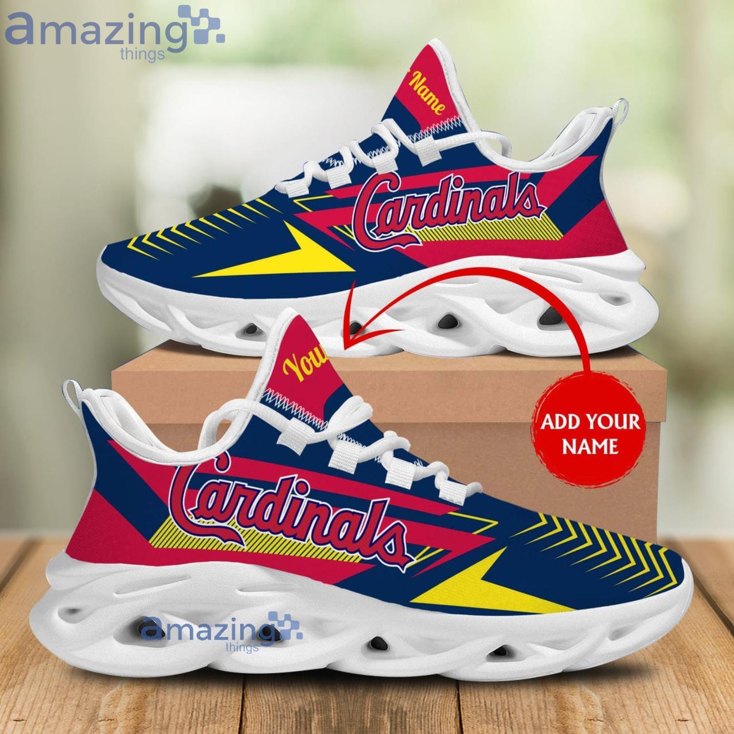 Personalize MLB St. Louis Cardinals Max Soul Shoes Running