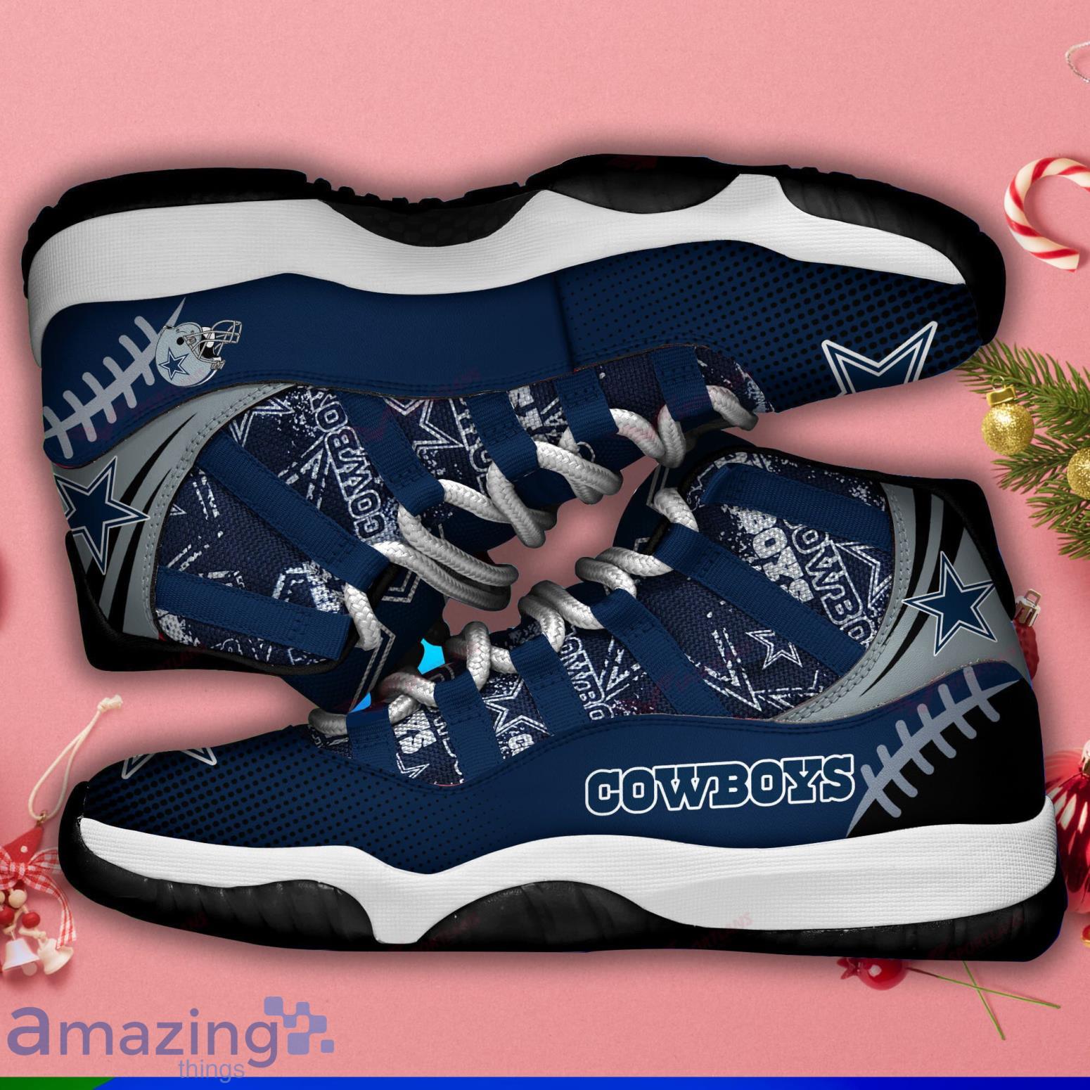 Dallas Cowboys 5 Air Jordan 11 Sneakers For Men And Women - Banantees