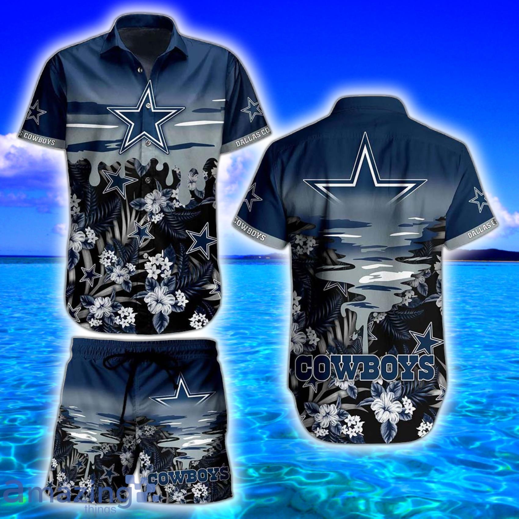 Dallas Cowboys Hawaiian Shirt Tropical Pattern Gift For NFL Fans