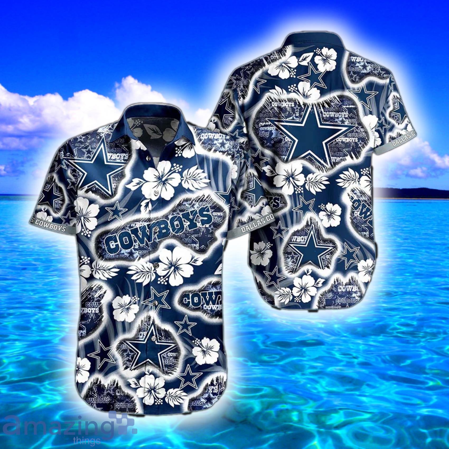 Dallas Cowboys Nfl Habicus And Island Special Design Hawaiian Shirt And Beach Short Product Photo 1