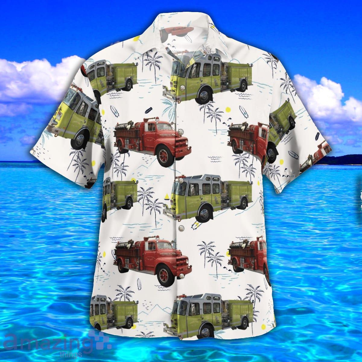Dannemora Fire Department AOP Aloha Hawaiian Shirt And Beach Short image Dannemora Fire Department AOP Aloha Hawaiian Shirt And Beach Short Product Photo 2
