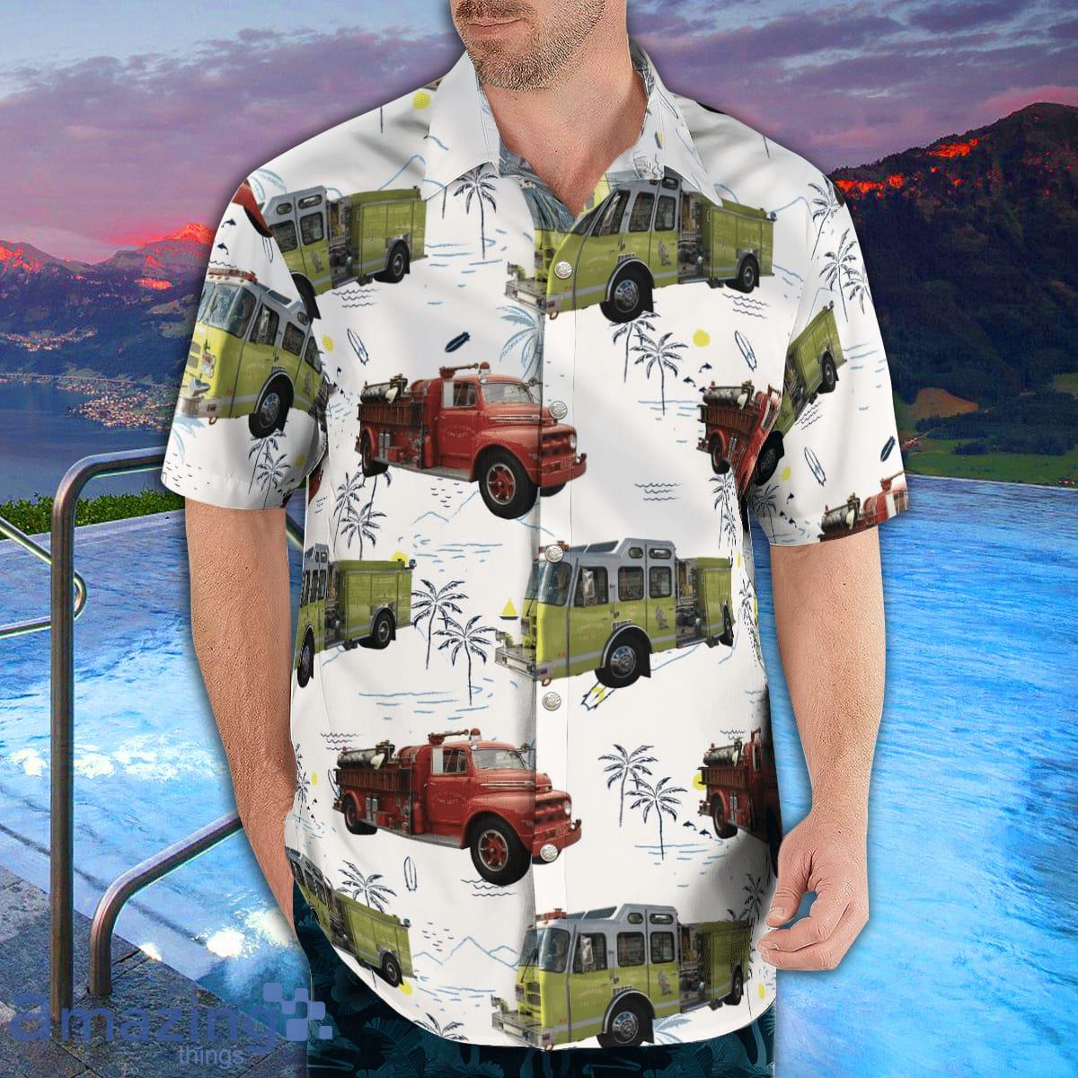 Dannemora Fire Department AOP Aloha Hawaiian Shirt And Beach Short image Dannemora Fire Department AOP Aloha Hawaiian Shirt And Beach Short Product Photo 3