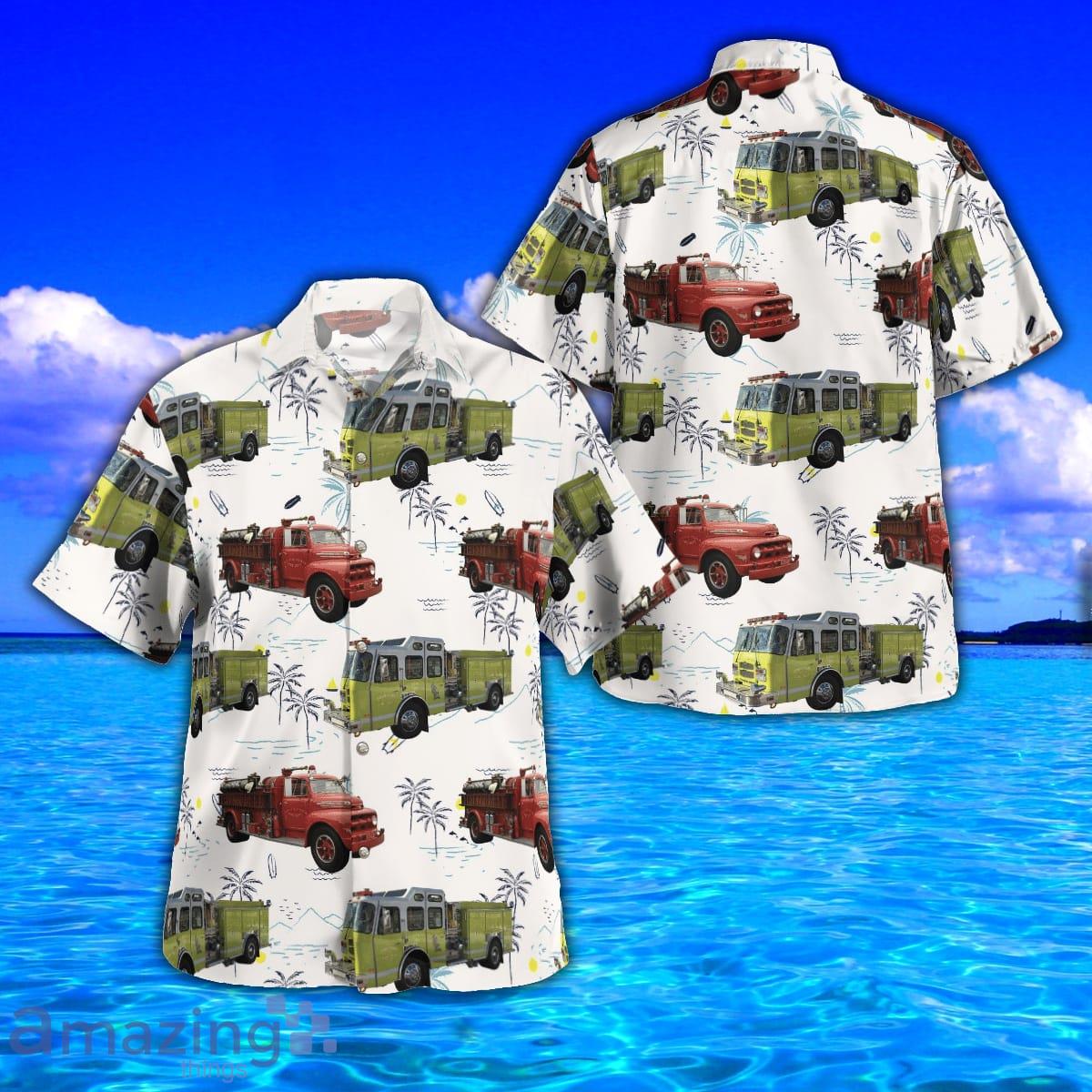 Dannemora Fire Department AOP Aloha Hawaiian Shirt And Beach Short Product Photo 1