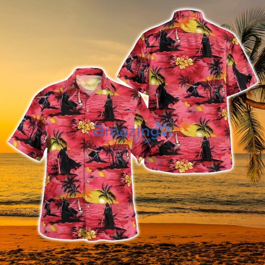 Darth Vader Palm Tree Hawaiian Shirt For Men And Women Product Photo 1