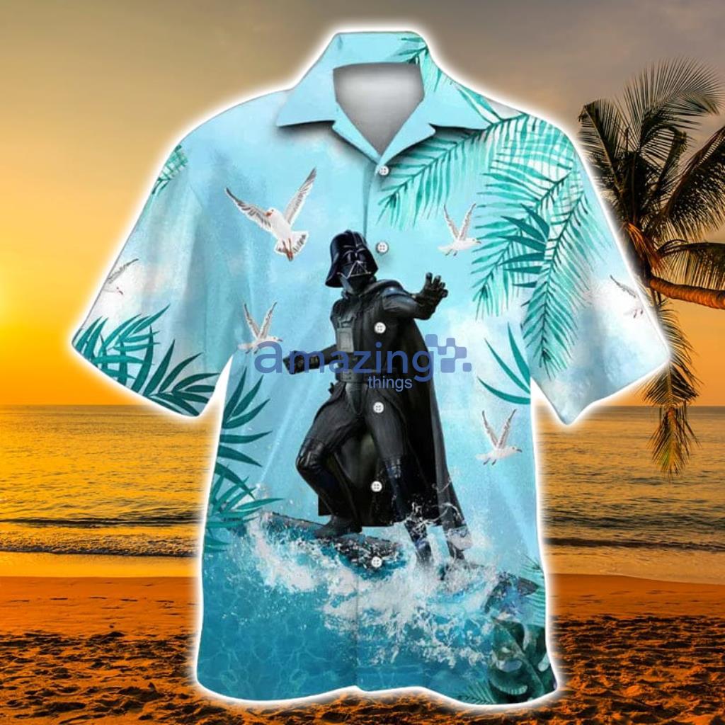 Darth Vader Surfing Hawaiian Shirt For Men And Women Product Photo 1