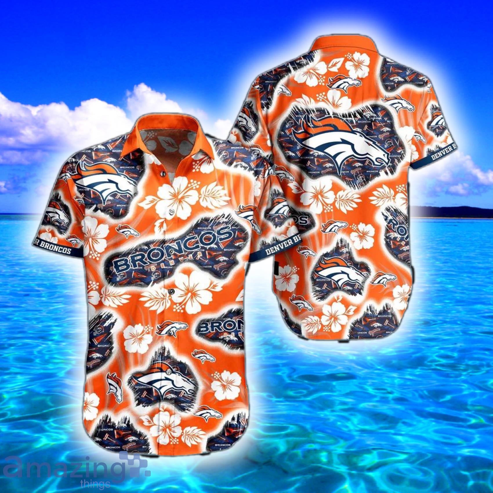 Denver Broncos Nfl Habicus And Island Special Design Hawaiian Shirt And Beach Short Product Photo 1