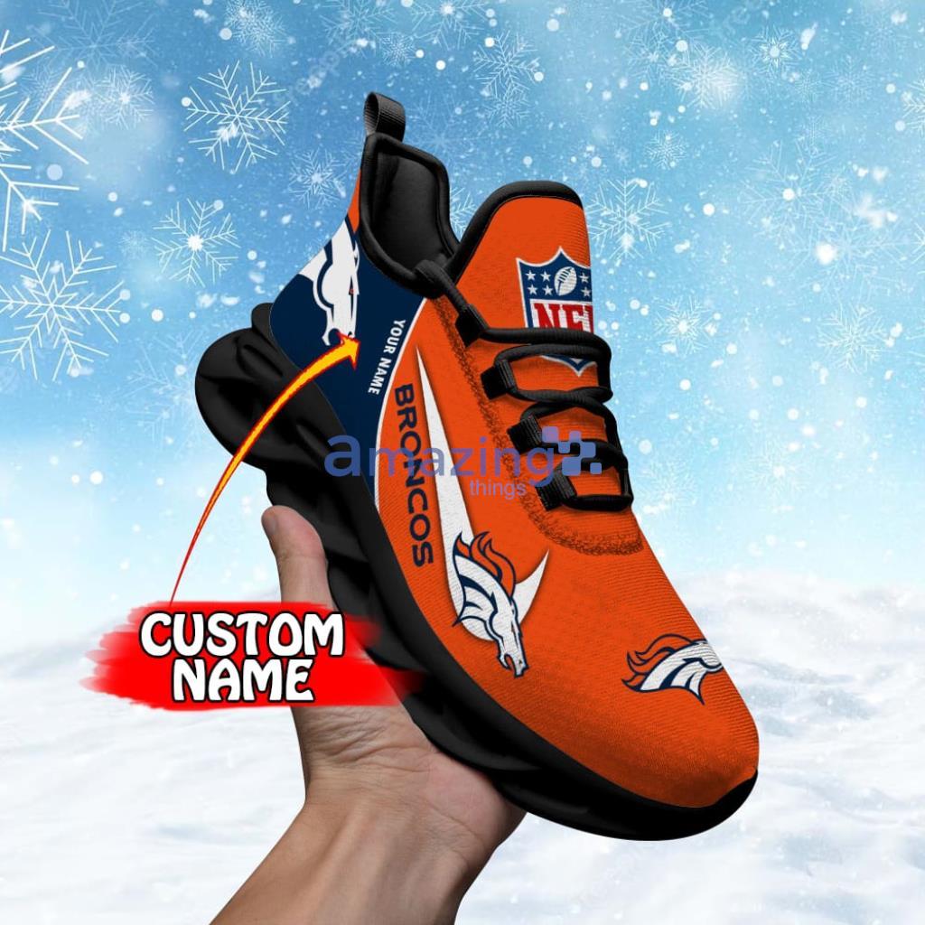 Denver Broncos NFL Max Soul Shoes New Men And Women For Fans - Freedomdesign