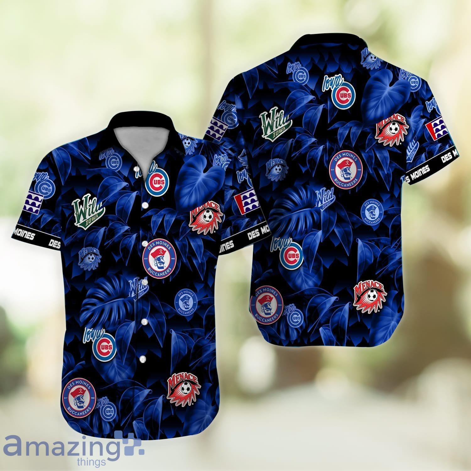 Des Moines 3D Leaf Print Hawaiian Shirt For Men And Women Product Photo 1