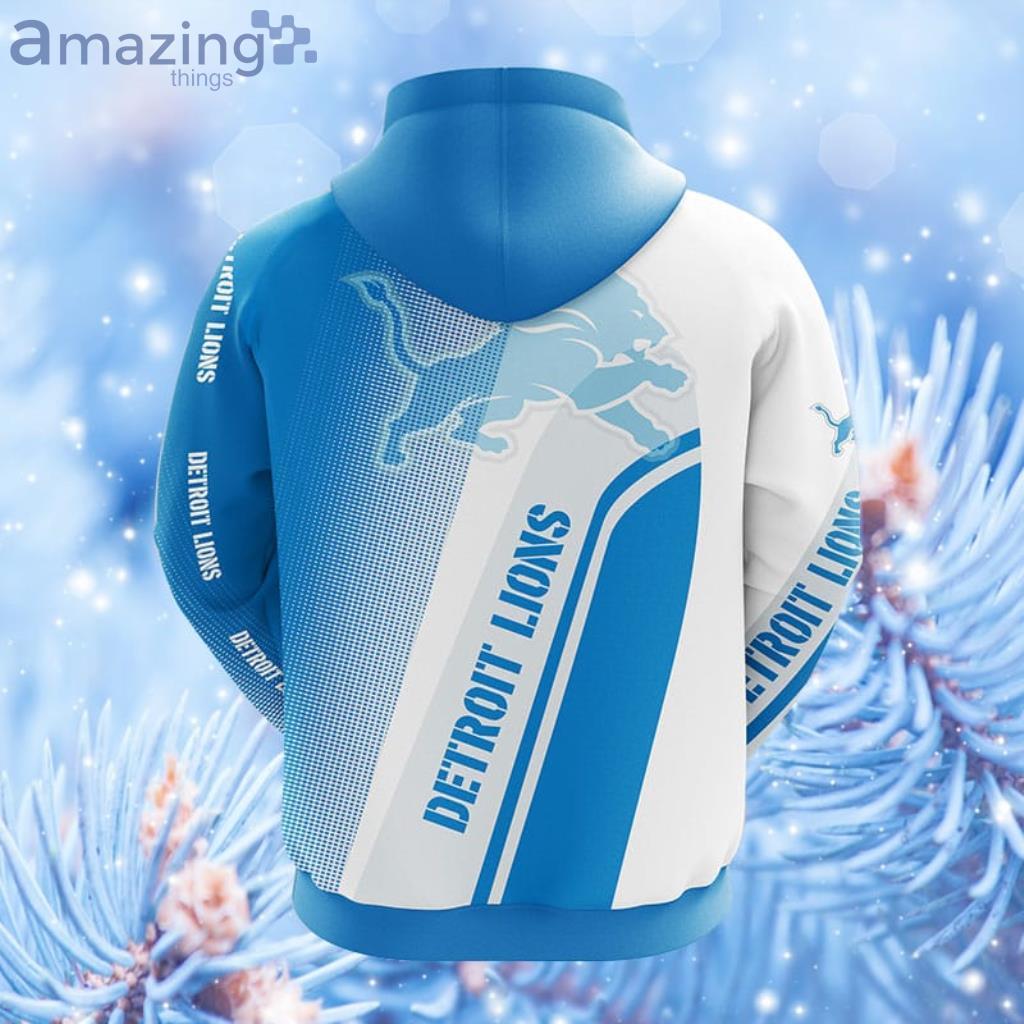 Detroit Lions NFL Blue Hoodie, Zip Hoodie 3D All Over Print For Fans image Detroit Lions NFL Blue Hoodie, Zip Hoodie 3D All Over Print For Fans Product Photo 2