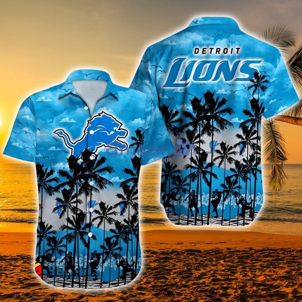 NEW Detroit Lions NFL Hawaiian Shirt And Short