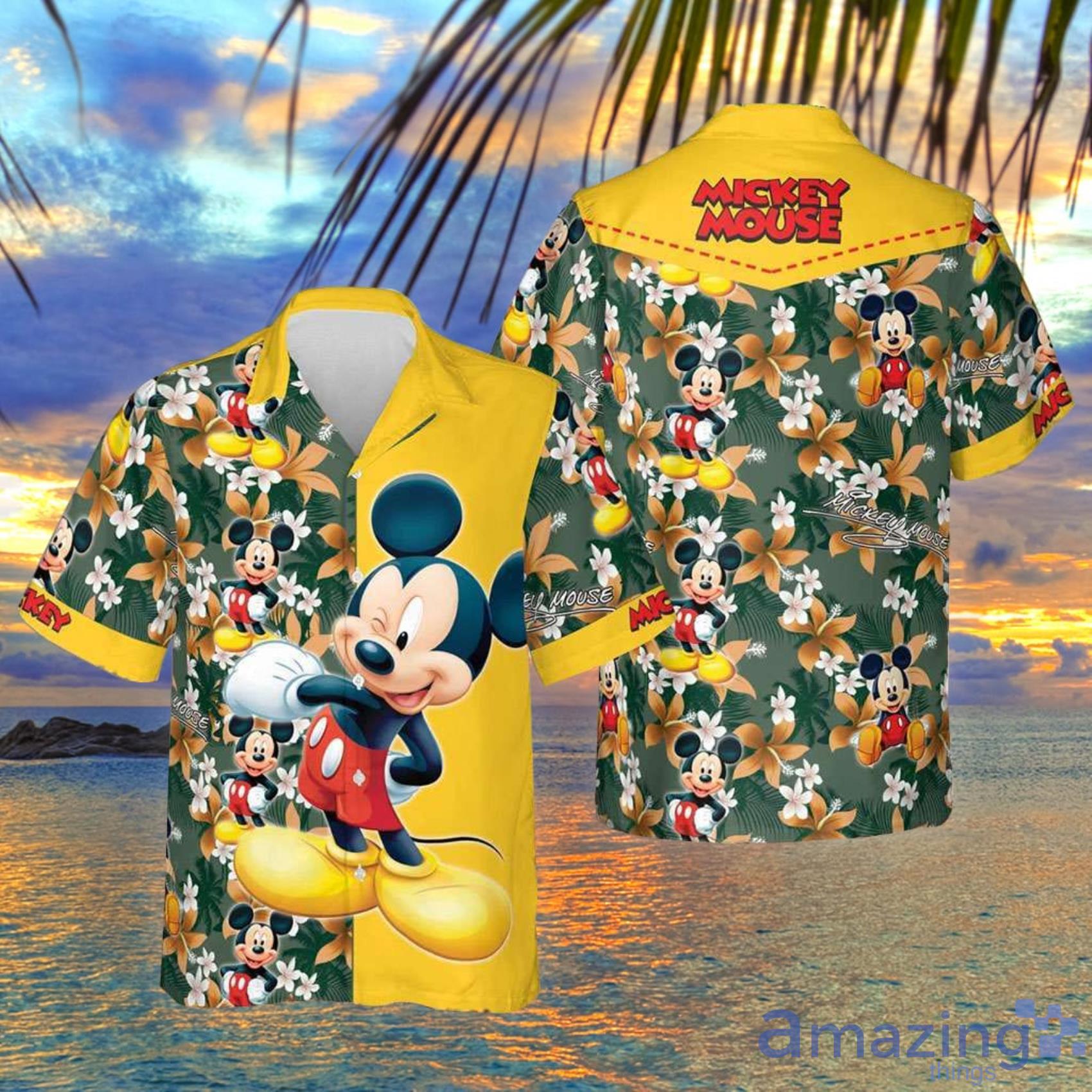 Disney Mickey Mouse Hawaiian Summer Shirt, Gifts For Men And Women