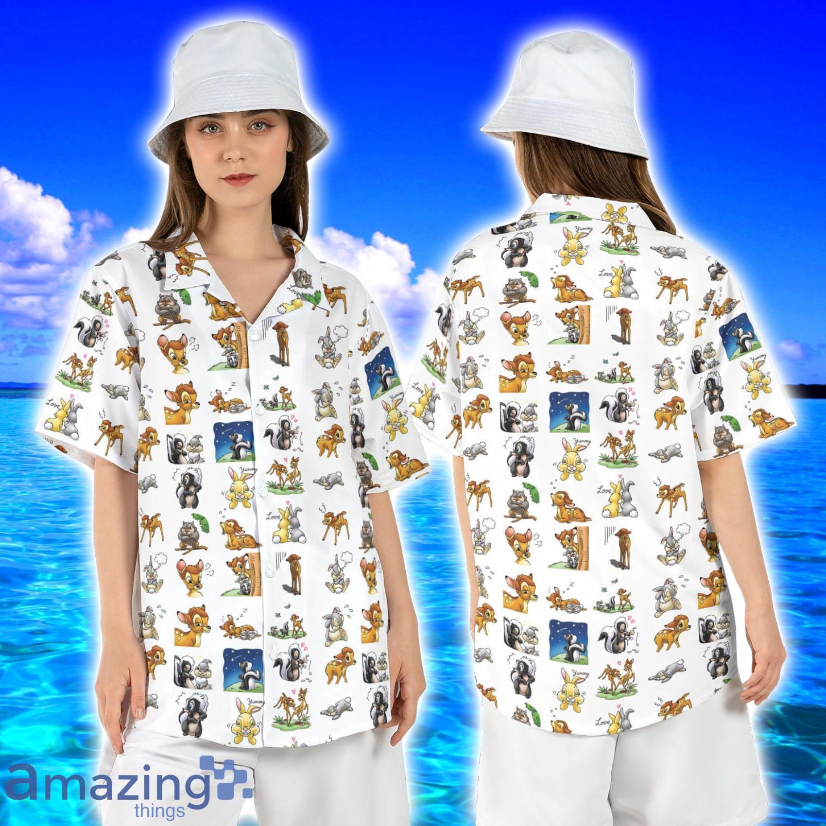 Disneyland Bambi Characters Bambi Thumper Hawaiian Shirt Product Photo 1