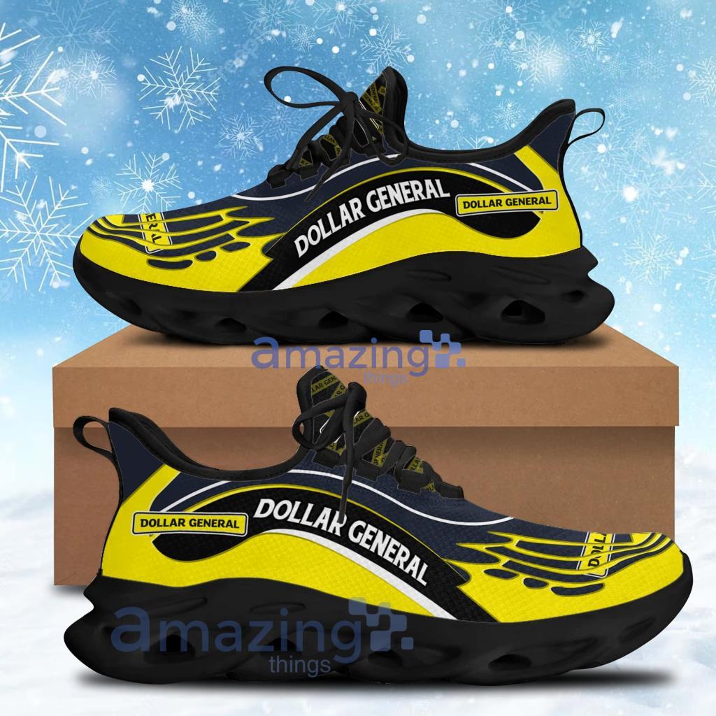 Dollar General Black And Yellow Max Soul Shoes Gift For Men And Women Product Photo 1
