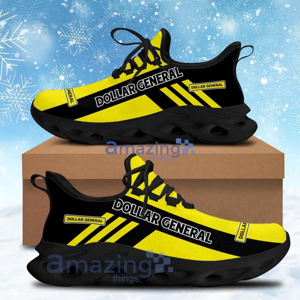 Dollar General Yellow And Black Max Soul Shoes Gift For Men And Women Product Photo 1
