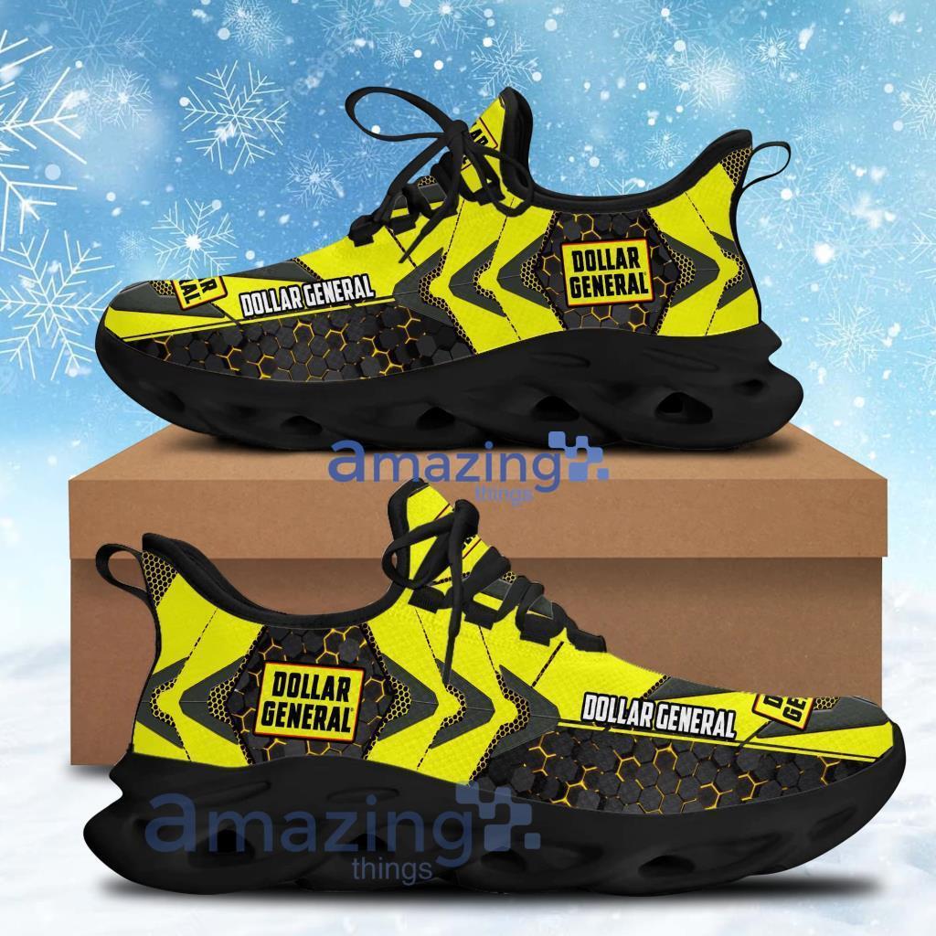 Dollar General Yellow Sneaker Running Max Soul Shoes Gift For Men And Women Product Photo 1