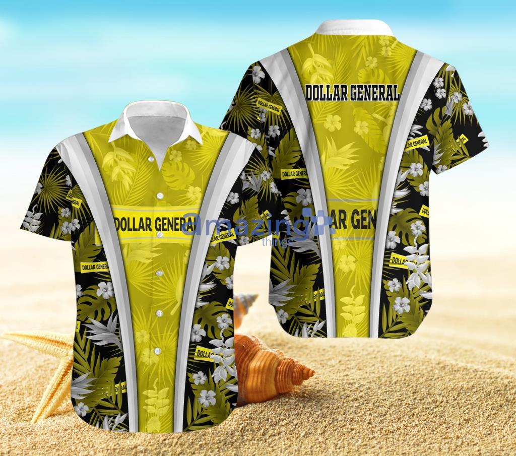 Dollar General Yellow Tropical Hawaiian Shirt For Men And Women - Dollar General Yellow Tropical Hawaiian Shirt For Men And Women