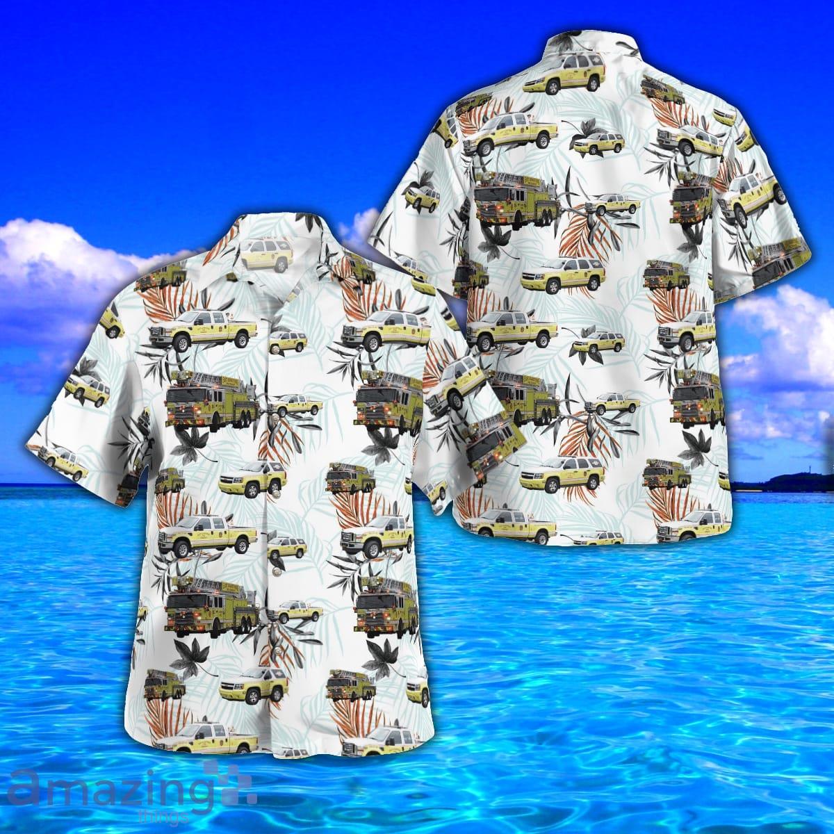 East Brandywine Fire Company AOP Aloha Hawaiian Shirt And Beach Short Product Photo 1