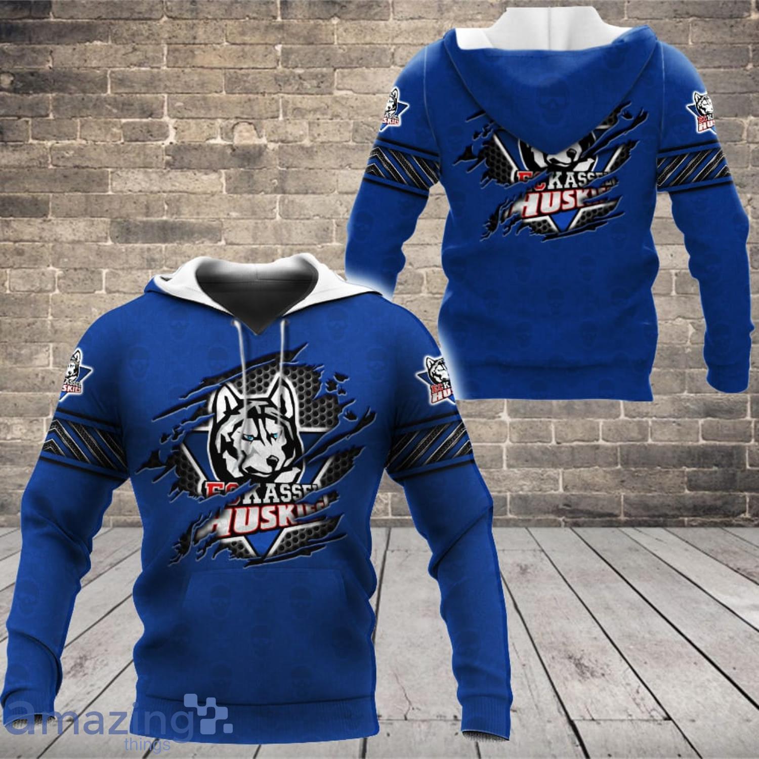 EC Kassel Huskies 3D All Over Printed Custom Name T-Shirt Sweatshirt Hoodie Bomber Product Photo 1