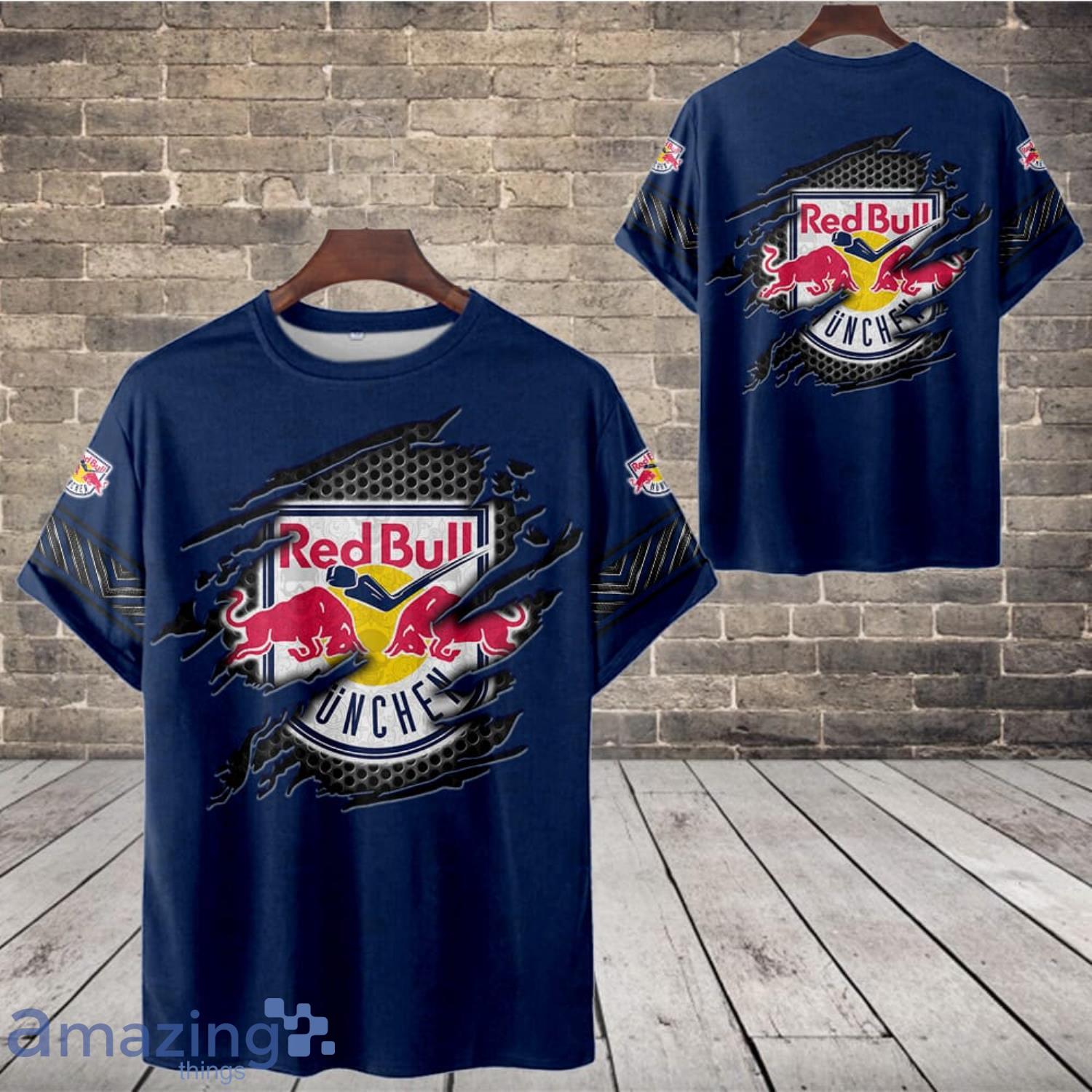 EHC Red Bull Munchen DEL 3D Hoodie T-Shirt - USALast