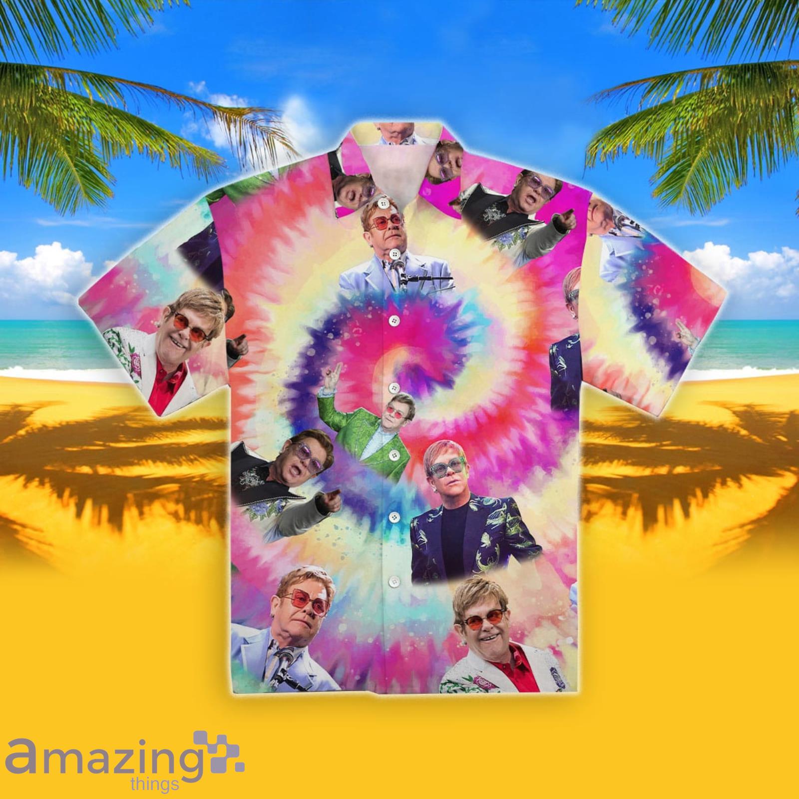 Elton John On Stage Hawaiian Shirt Summer Gift For Men And Women Product Photo 1 Elton John On Stage Hawaiian Shirt Summer Gift For Men And Women Product Photo 1