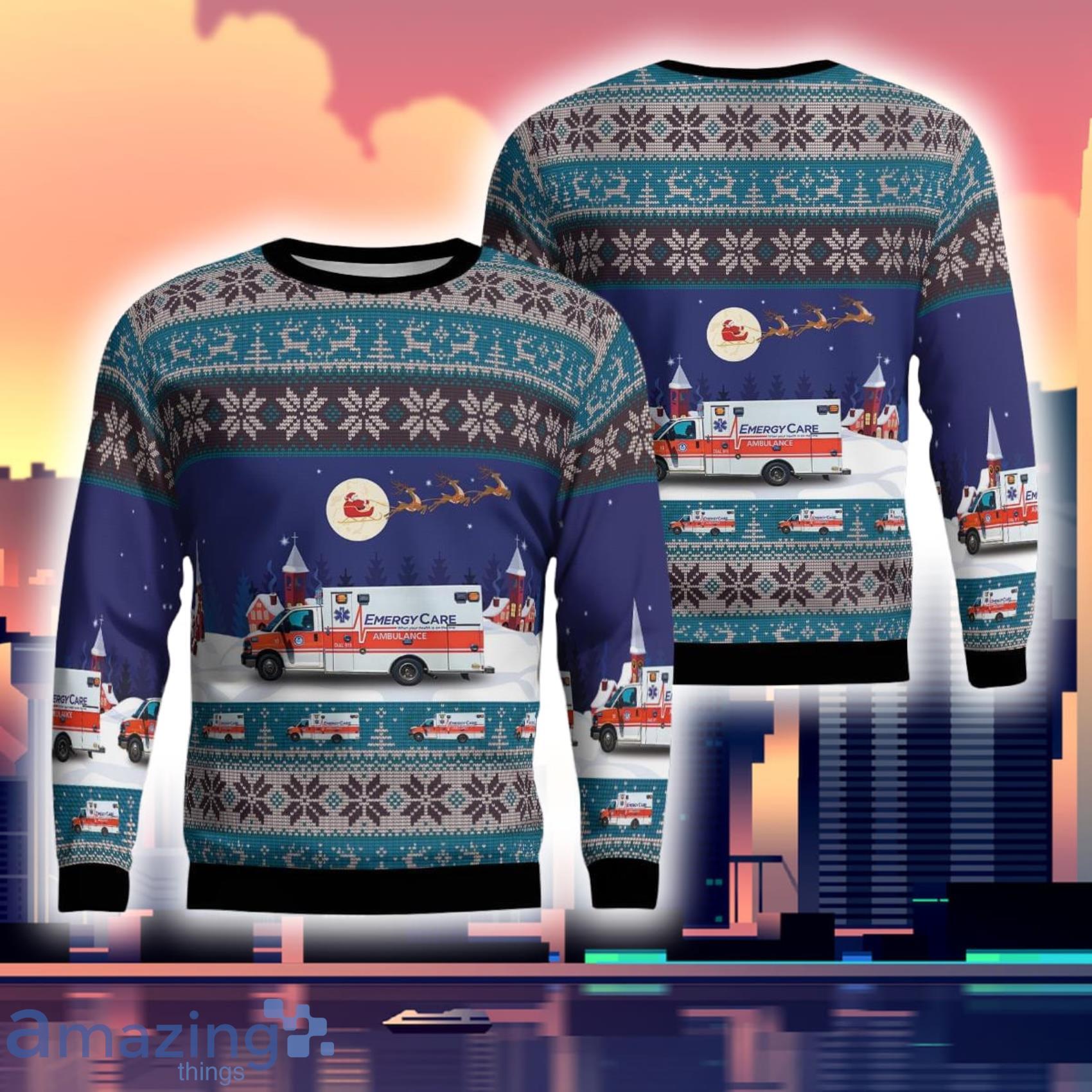 Erie Pennsylvania Emergycare Christmas Ugly Sweater For Men And Women Product Photo 1