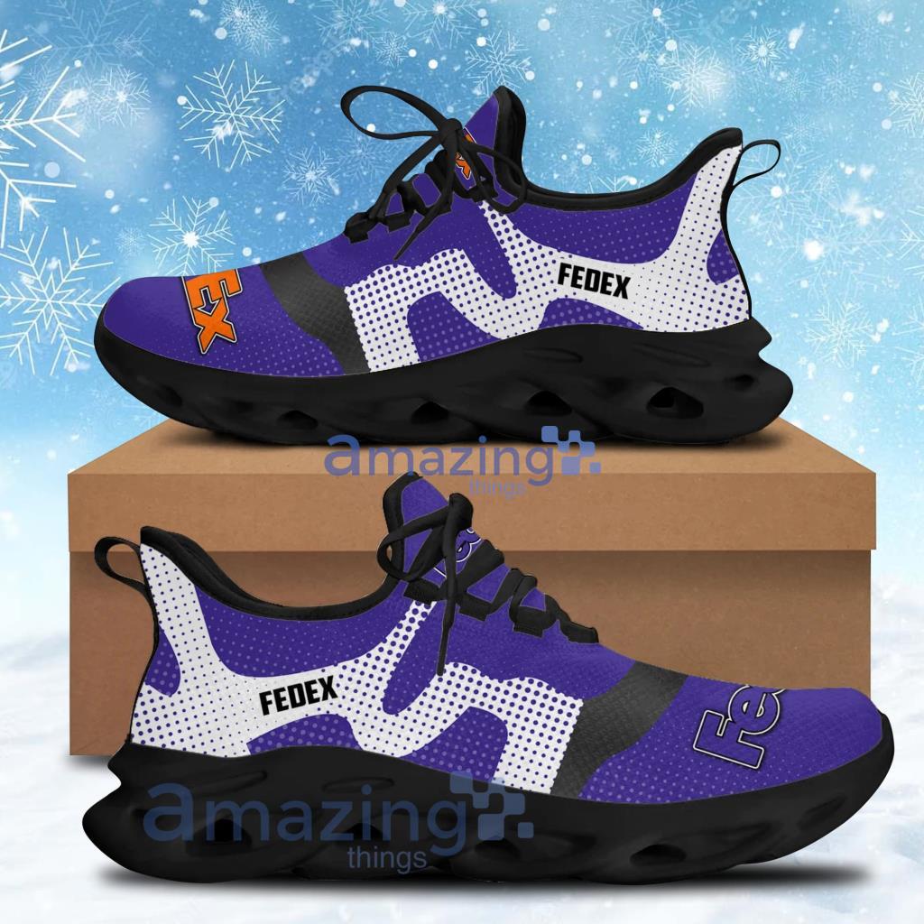 Fedex Logo Hot Trend Sneaker Purple Max Soul Shoes Gift For Men And Women Product Photo 1