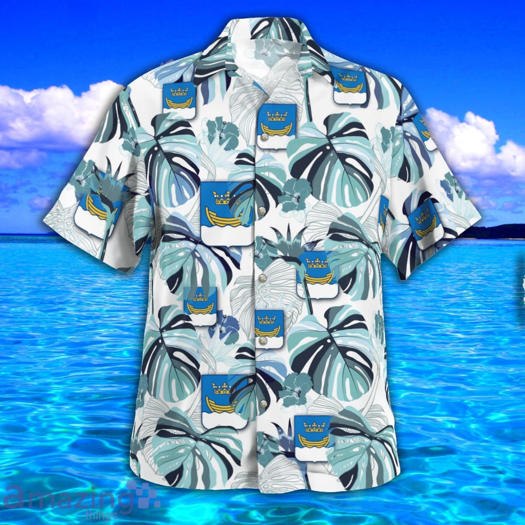 Finland Helsinki Tropical Style Hawaiian Shirt image Finland Helsinki Tropical Style Hawaiian Shirt Product Photo 2