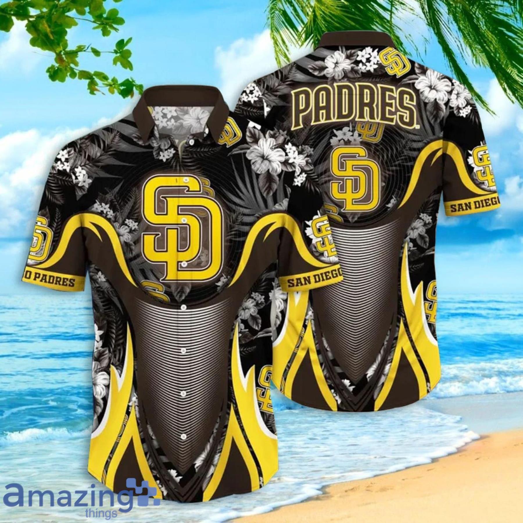 MLB San Diego Padres Hawaiian Shirt Tropical Pattern Gift For Best