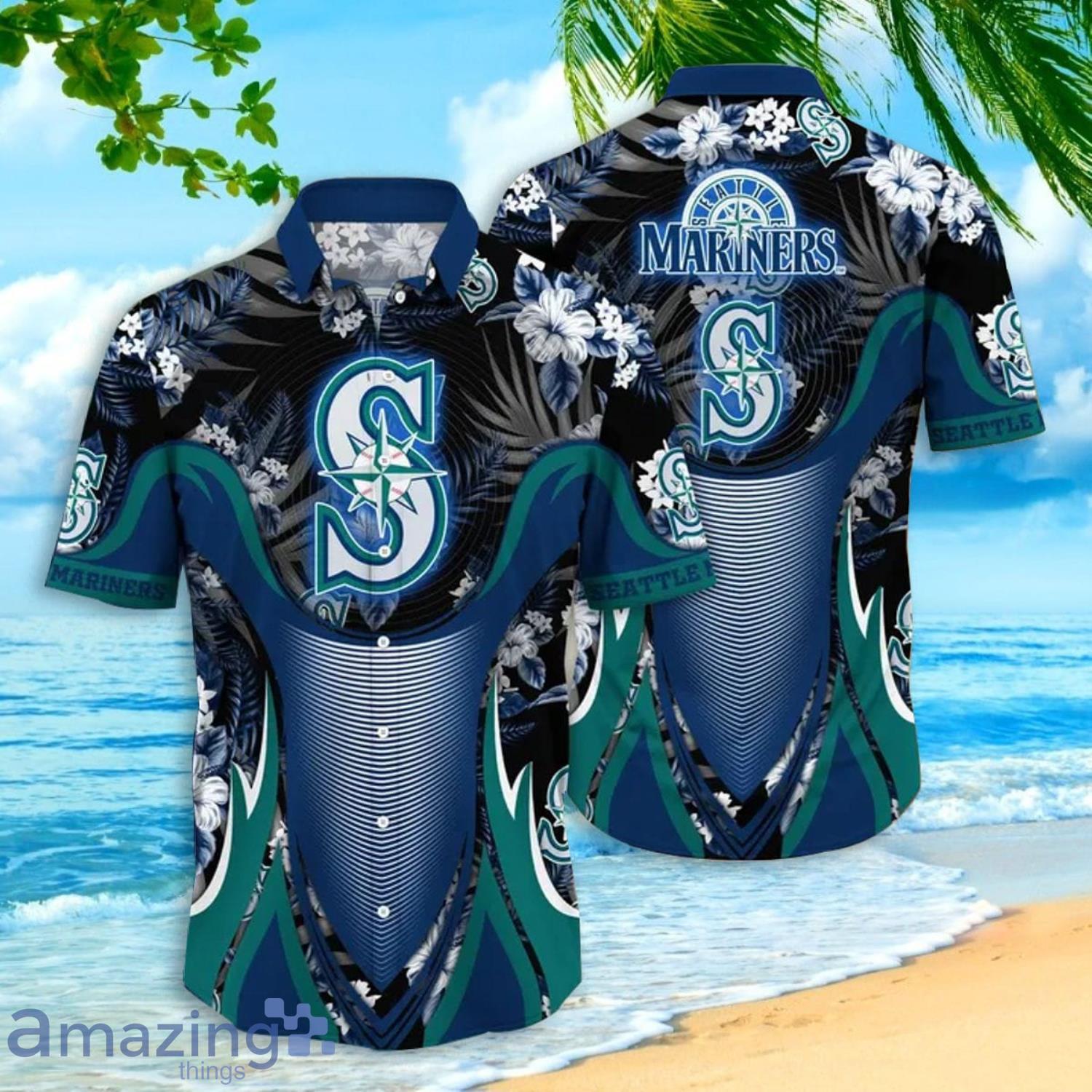 For Fans Seattle Mariners MLB Flower Tropical Hawaiian Shirt Summer Gift For Men And Women Product Photo 1