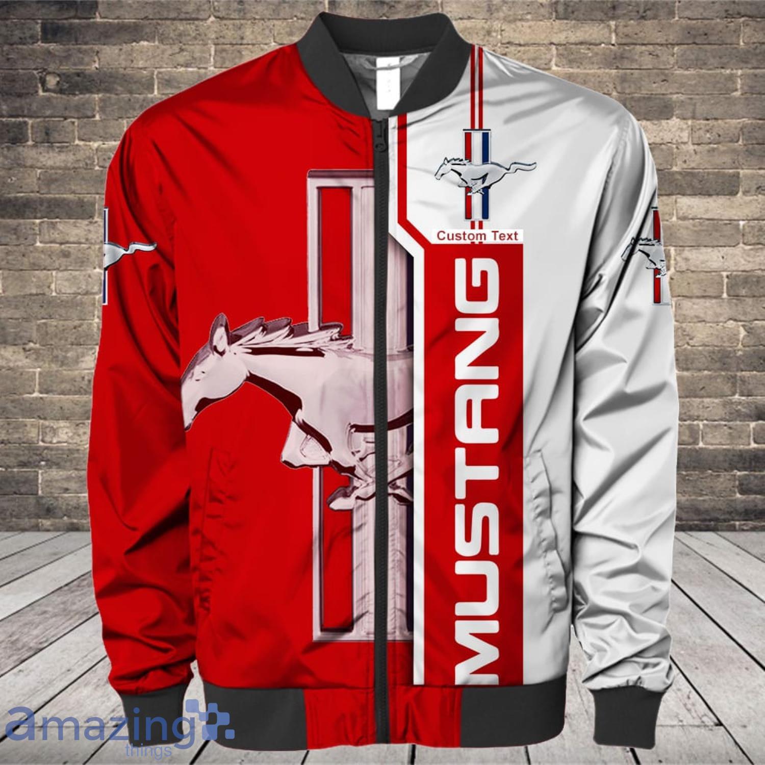 Ford Mustang 3D All Over Printed Custom Name T Shirt Sweatshirt Hoodie Bomber image Ford Mustang 3D All Over Printed Custom Name T-Shirt Sweatshirt Hoodie Bomber Product Photo 5
