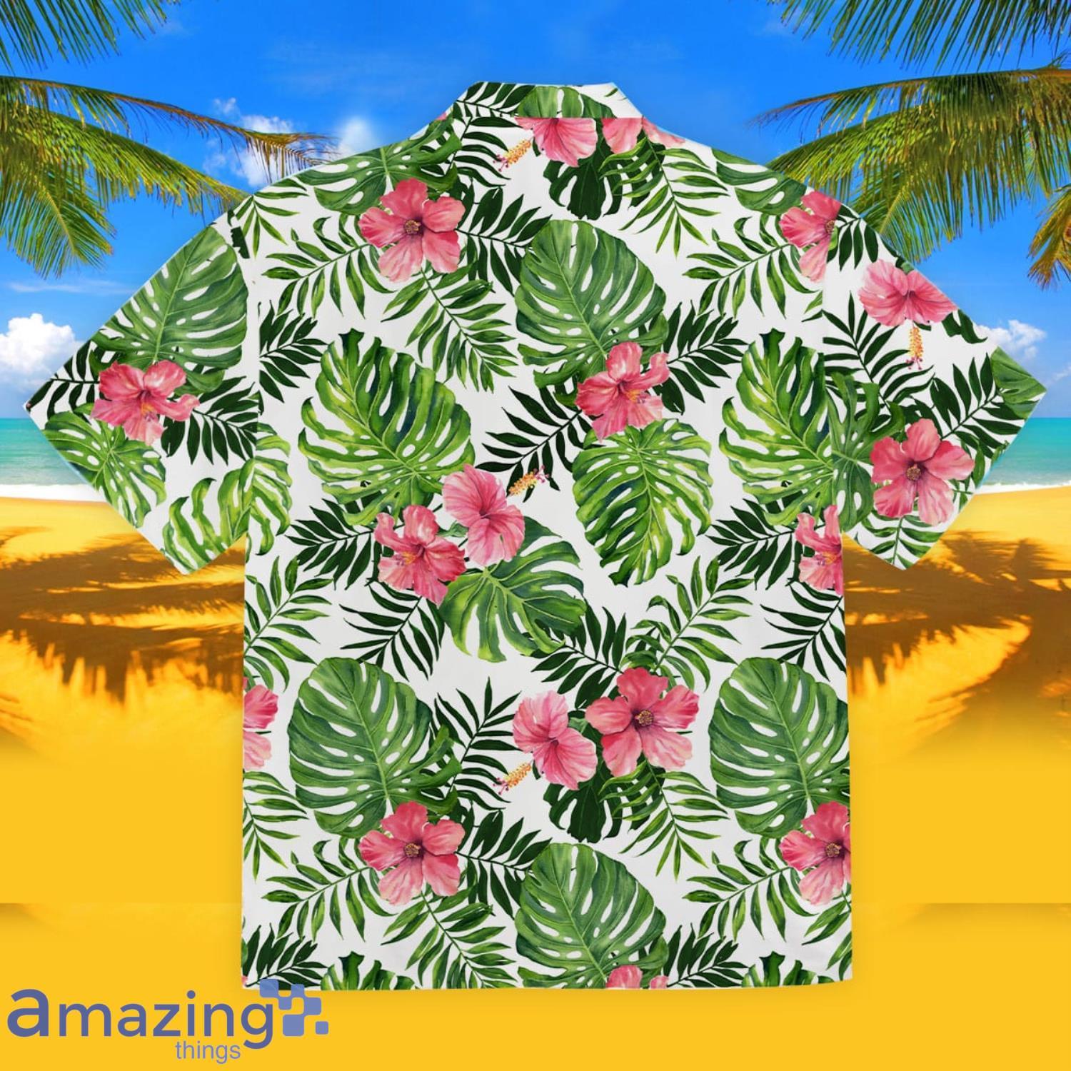 Funny Aloha Tropical Flower 's Hawaiian Shirt Costume