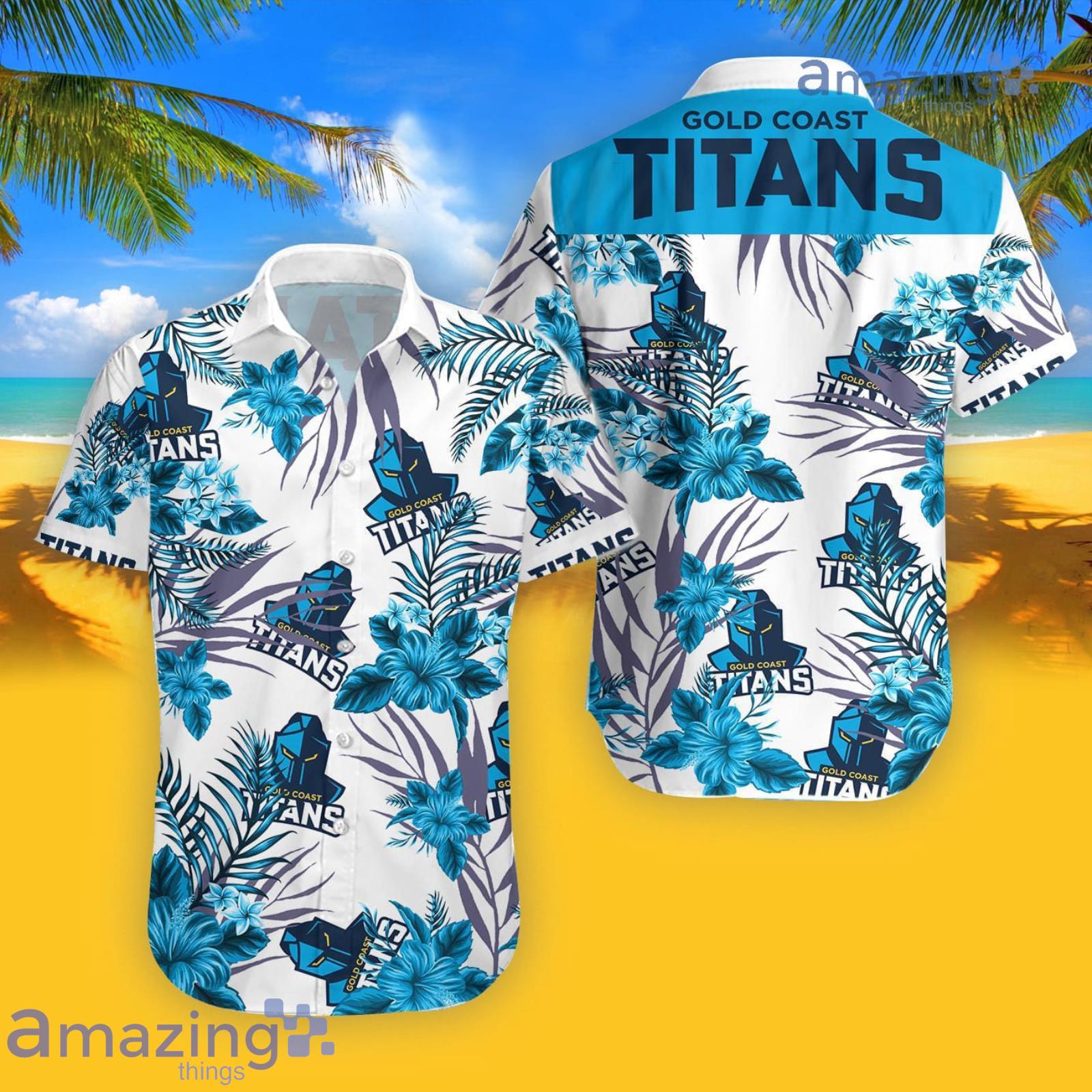 Gold Coast Titans Hawaiian Shirt For Men And Women Product Photo 1