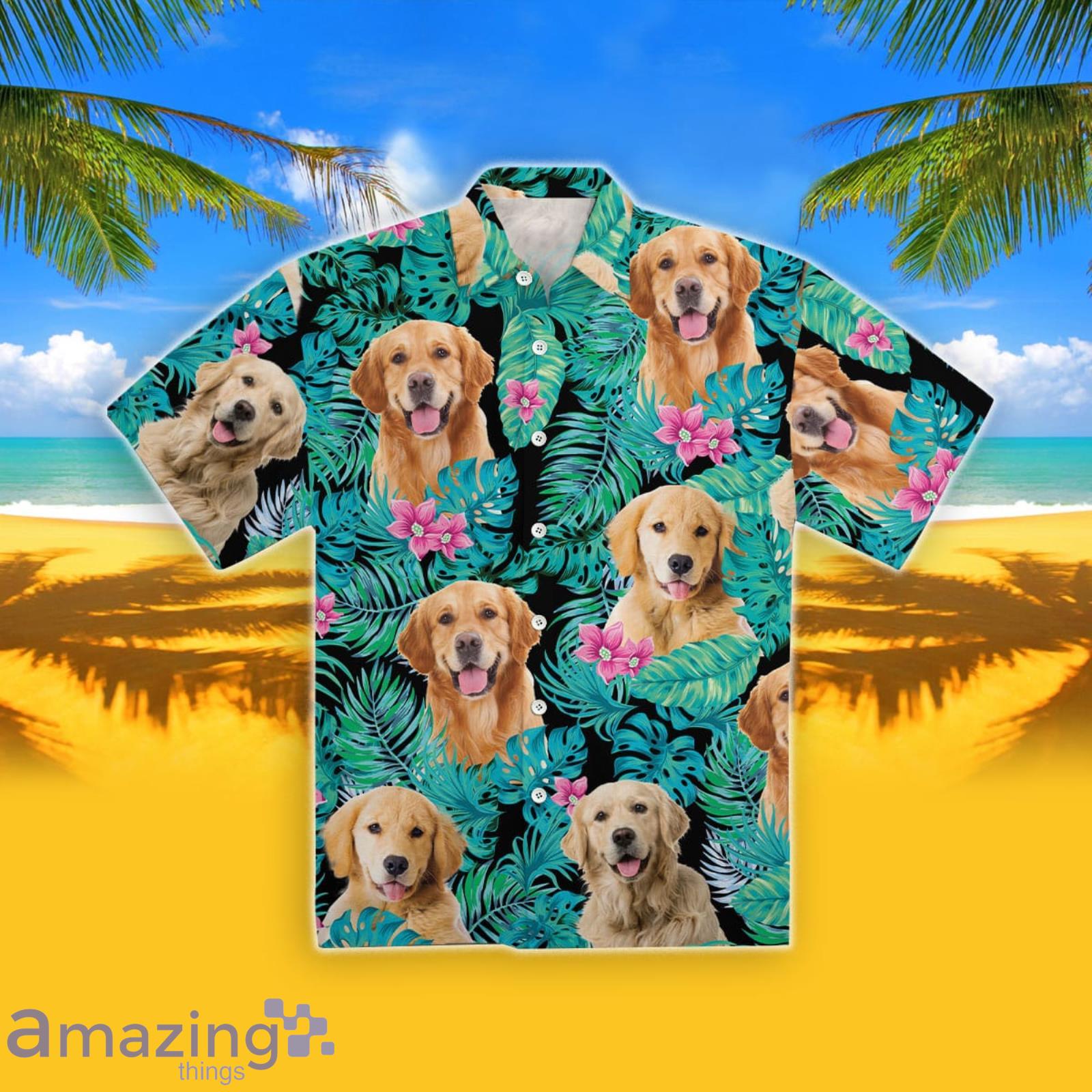 Golden Retriever Hawaiian Shirt Summer Gift For Men And Women Product Photo 1