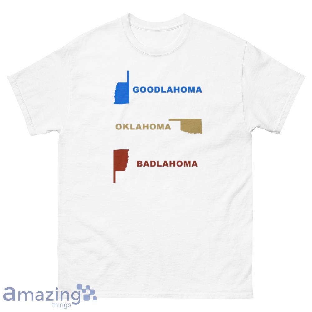 Goodlahoma Oklahoma Badlahoma shirt - 500 Men’s Classic Tee Gildan